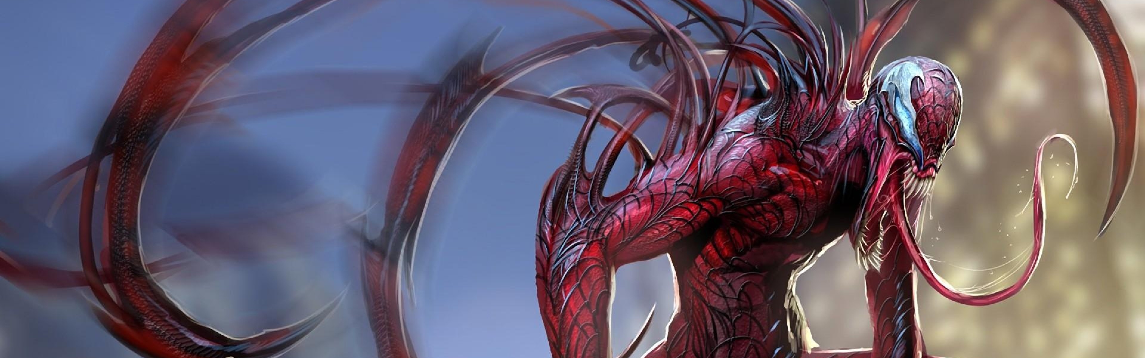 Wallpaper carnage, spider man, language, monster