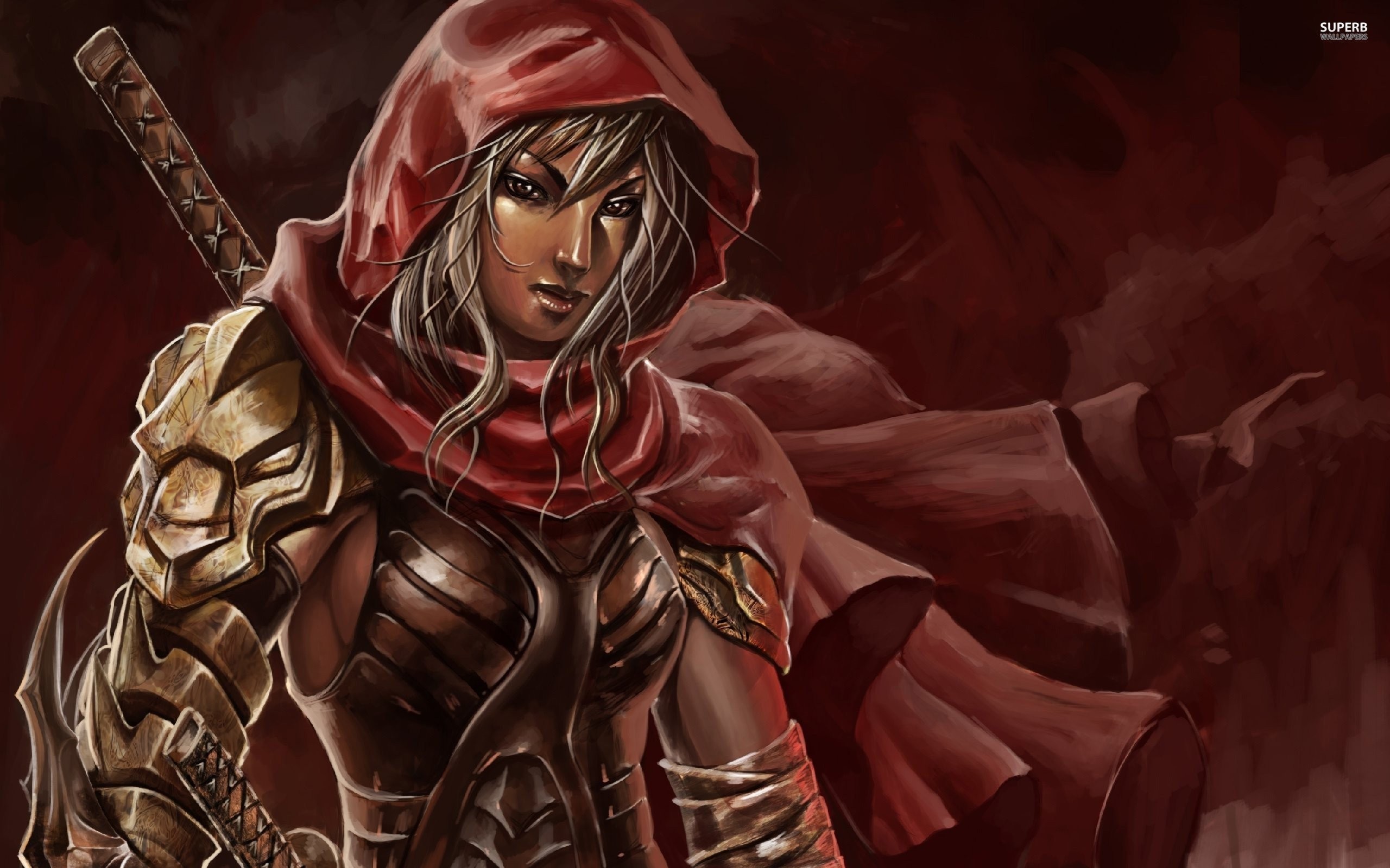 Warrior With A Red Hood