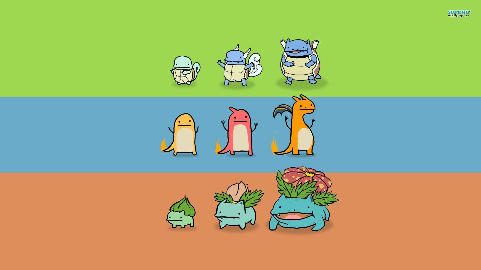 Pokemon evolution wallpaper – Minimalistic wallpapers – #
