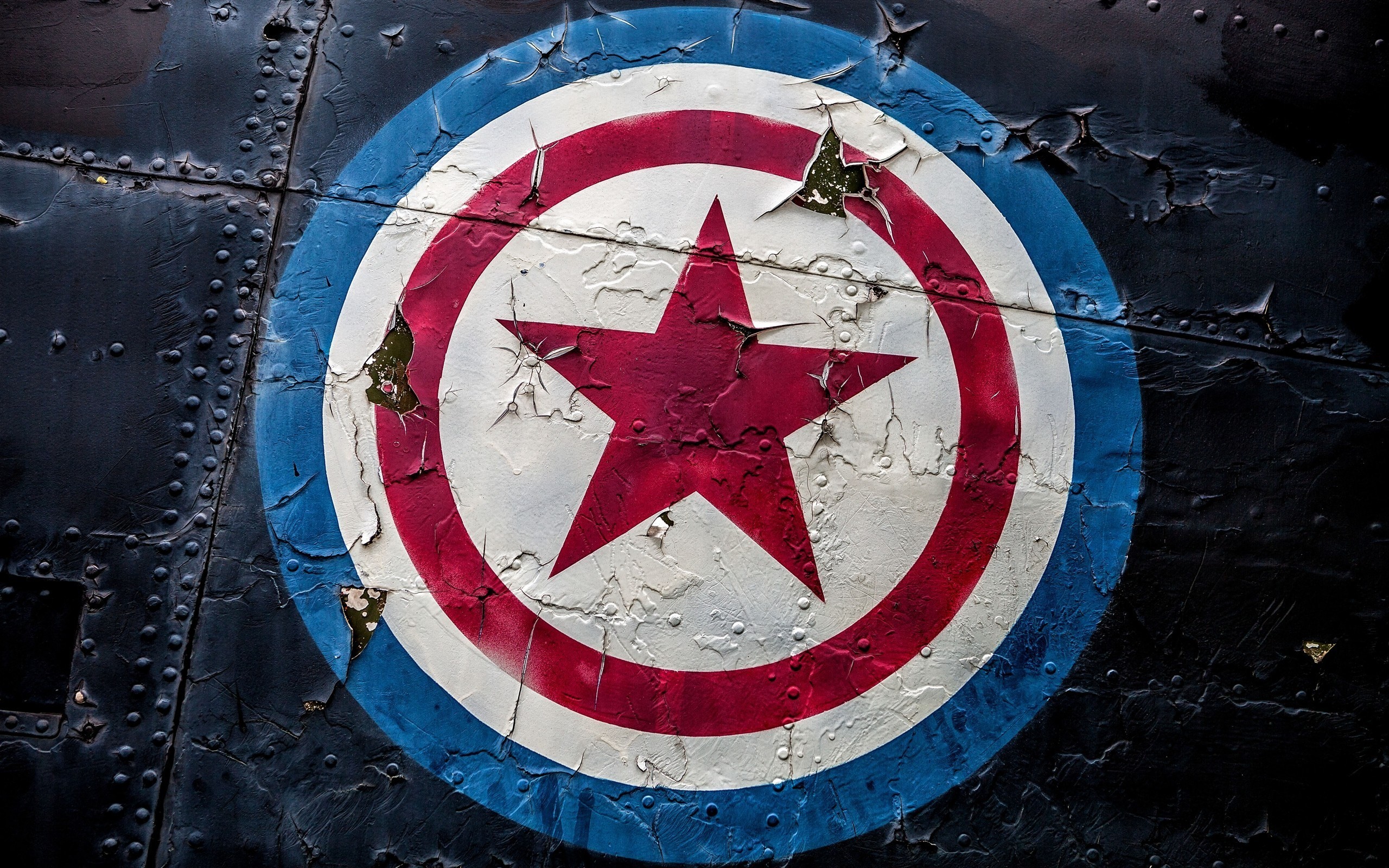 Captain America Shield Logo Art