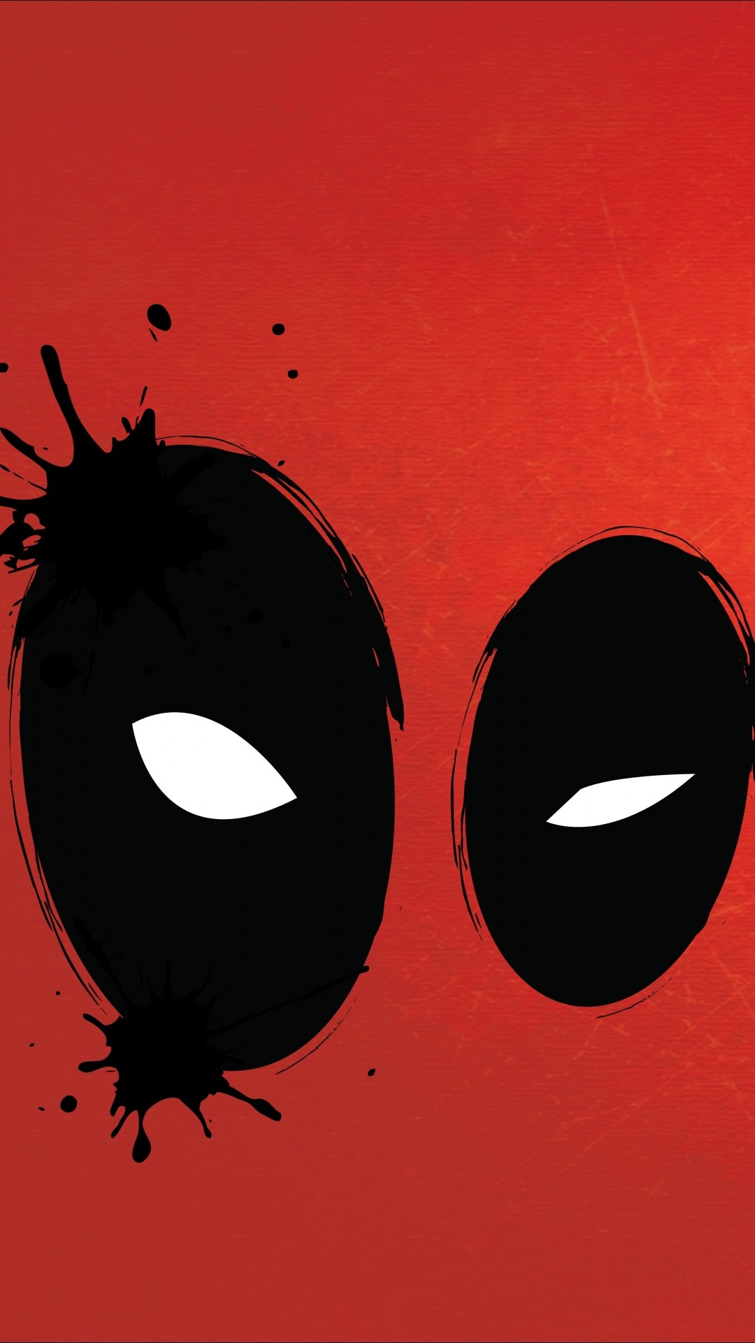 Deadpool Eyes Splat Illustration iPhone 6 Plus HD Wallpaper