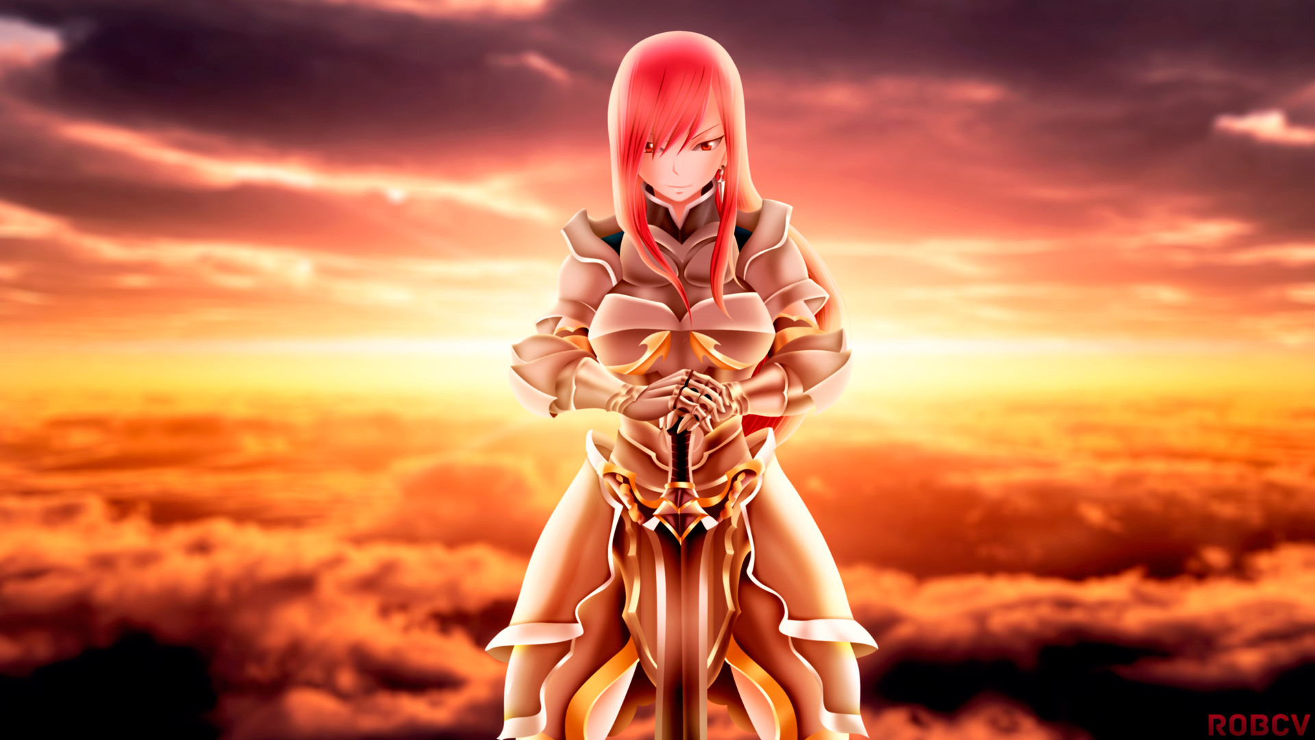 HD Free Erza Scarlet Backgrounds