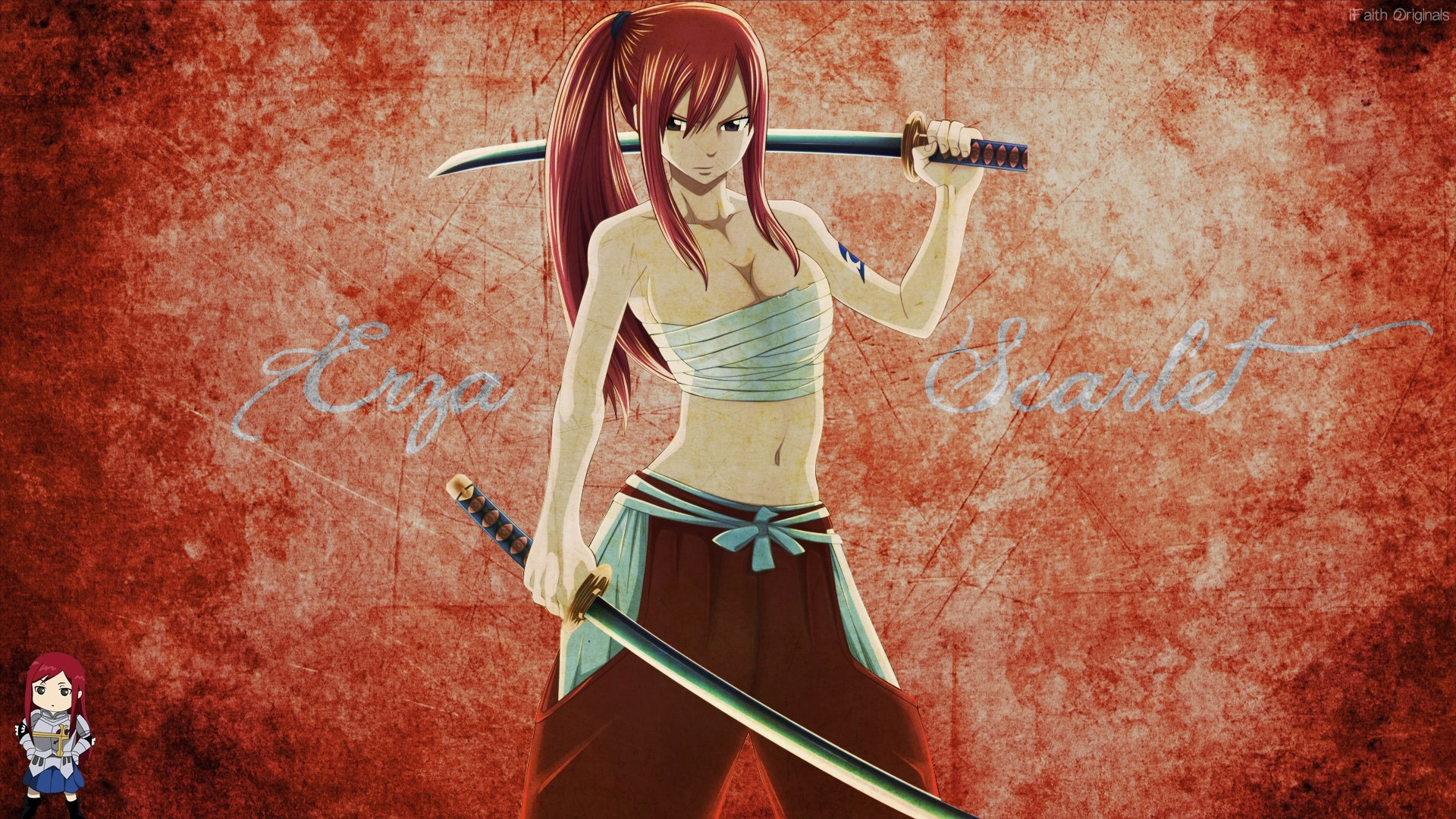 Erza Scarlet Wallpaper For Iphone 4Hd