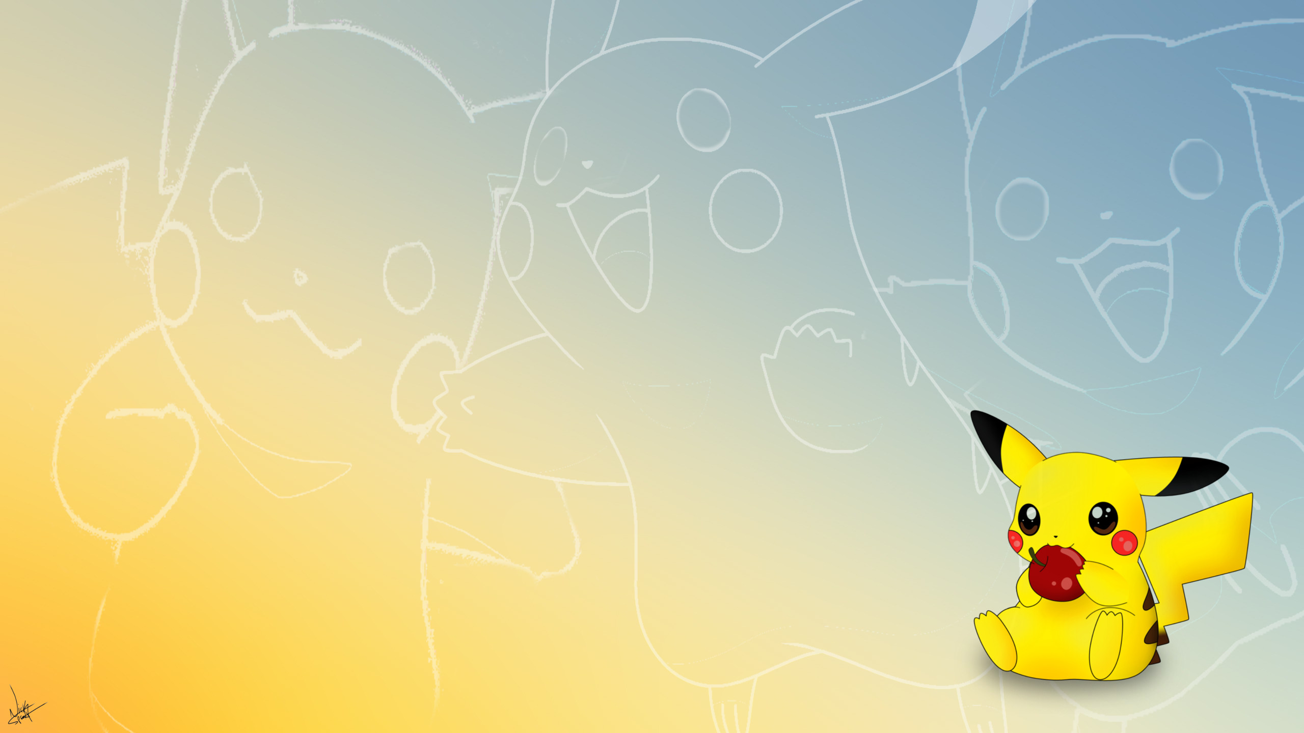Pikachu wallpaper HD for desktop