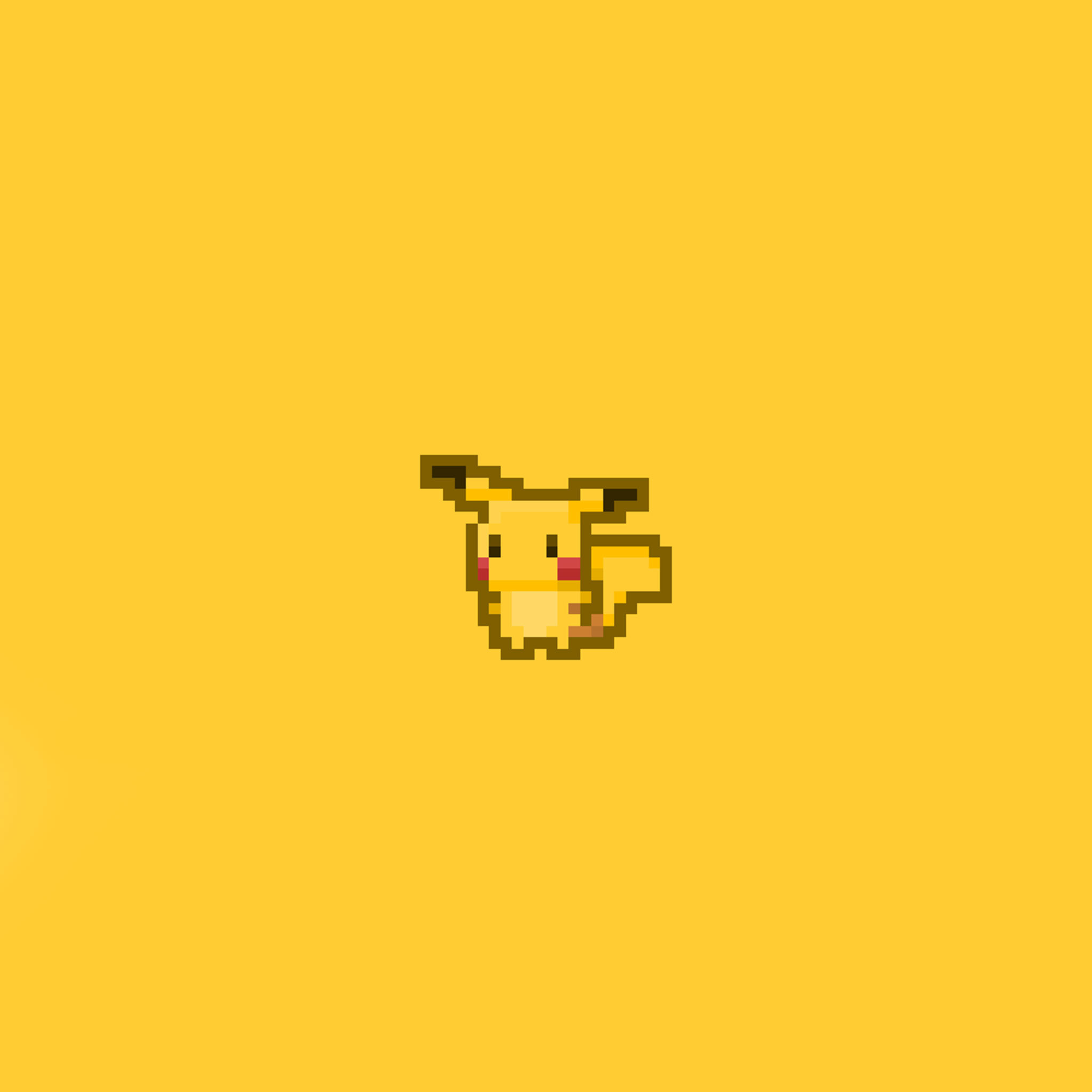 FREEIOS7 pixel pikachu – parallax HD iPhone iPad wallpaper