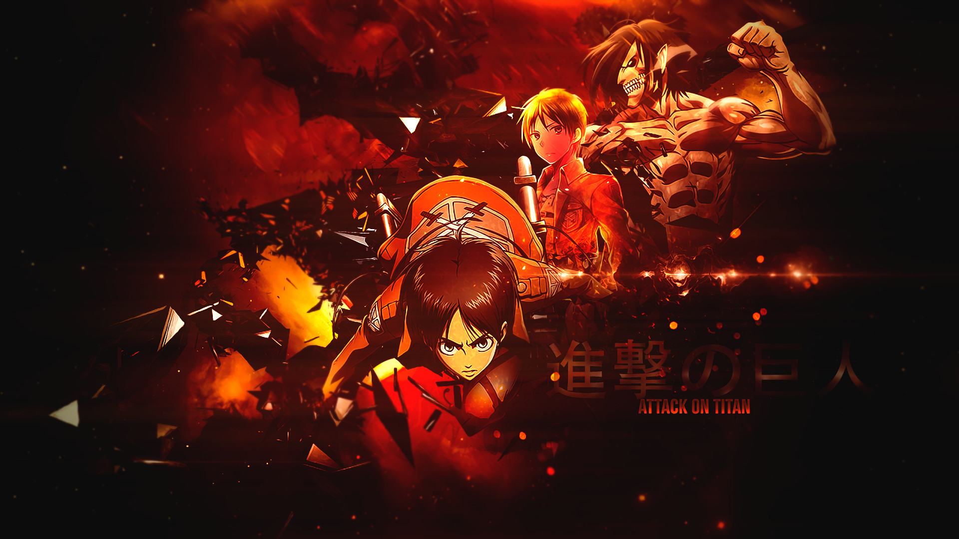Anime – Attack On Titan Eren Yeager Shingeki No Kyojin Wallpaper