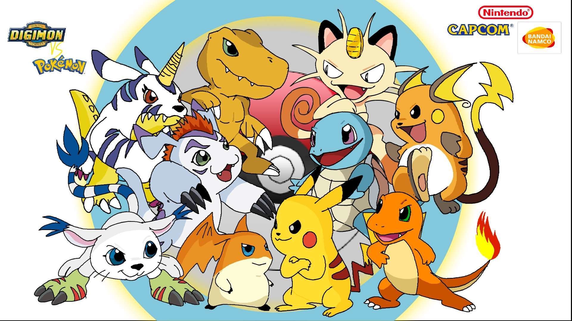 Wallpaper and background photos of Digimon vs Pokemon for fans of Digimon vs Pokmon images