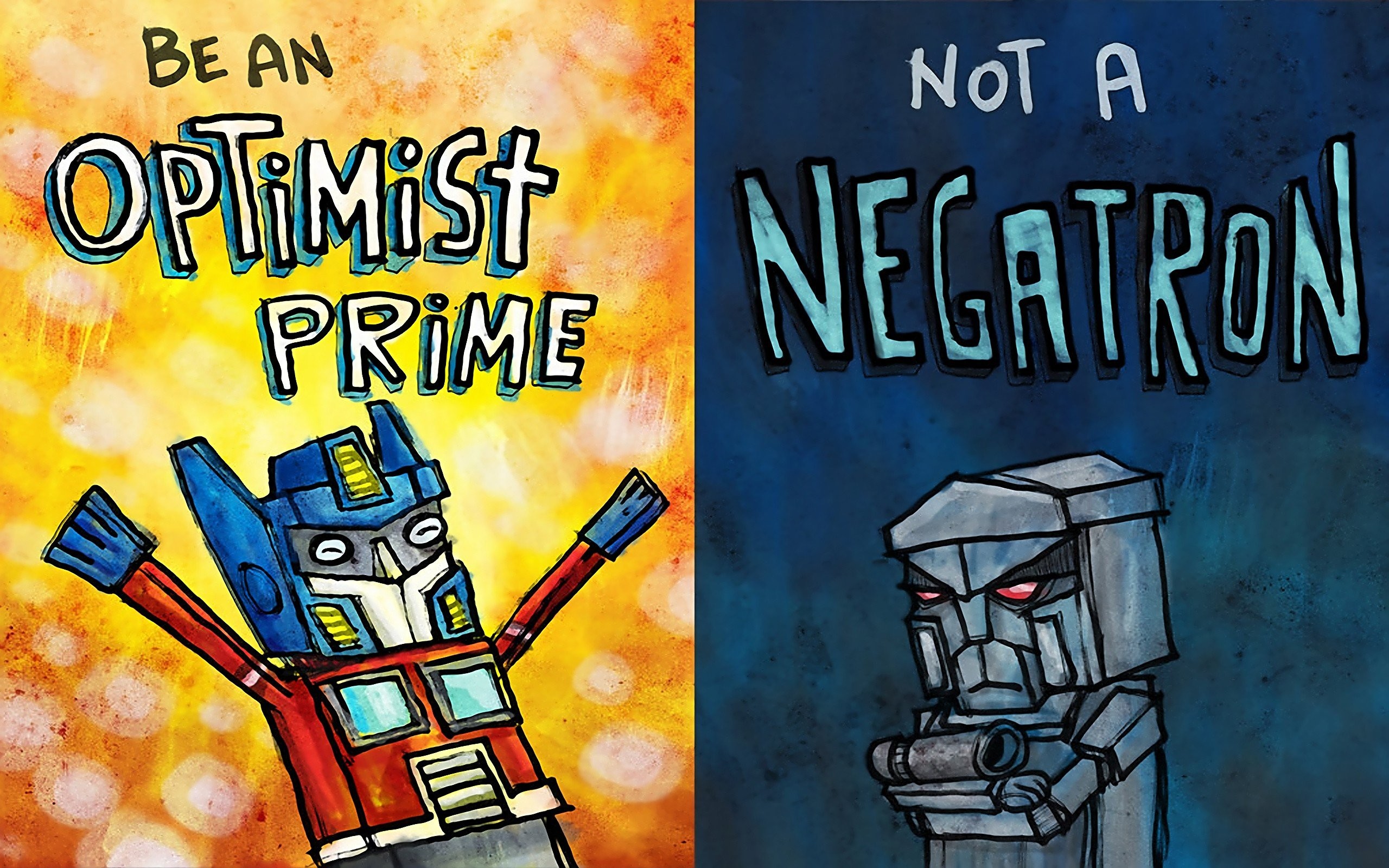 Cartoons Megatron Motivation Optimus Prime Robots Transformers