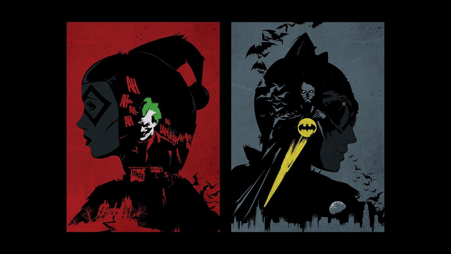 DC Comics, Batman, Catwoman, Harley Quinn Wallpapers HD / Desktop and  Mobile Backgrounds