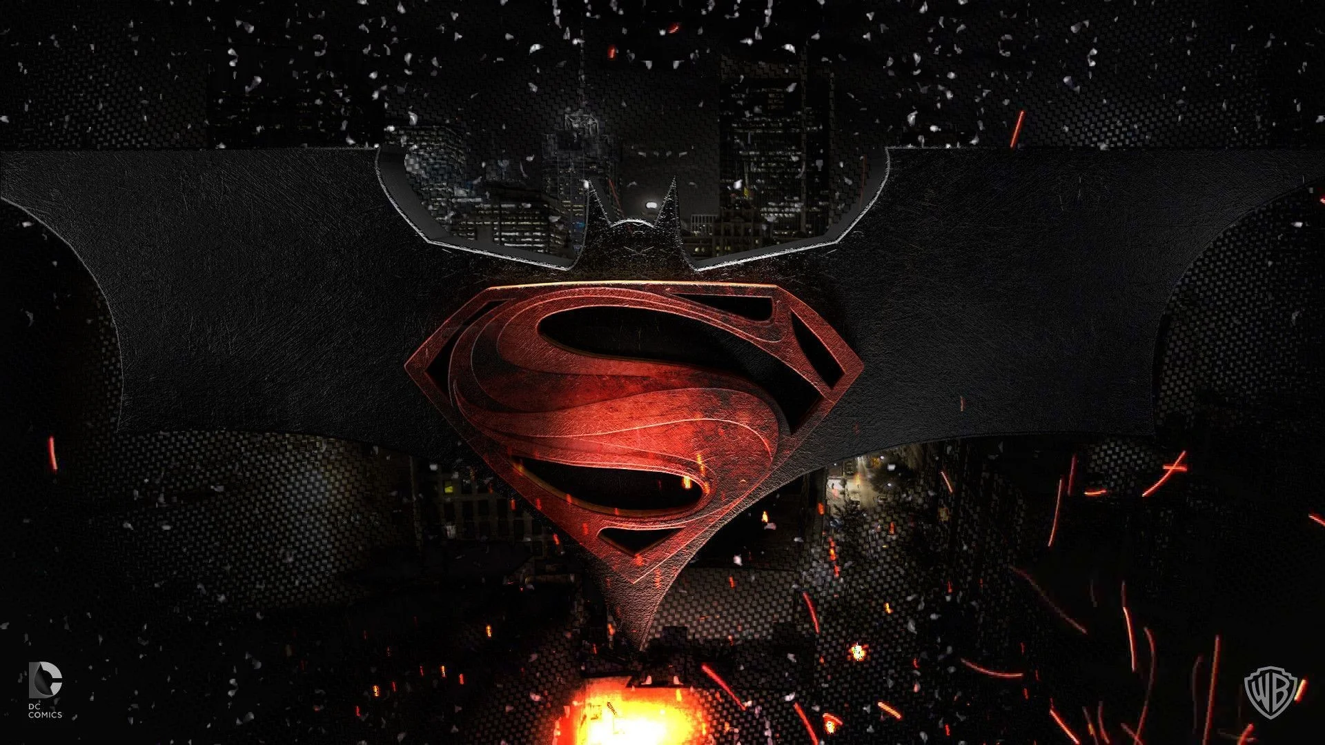 Gallery for – batman vs superman logo wallpaper
