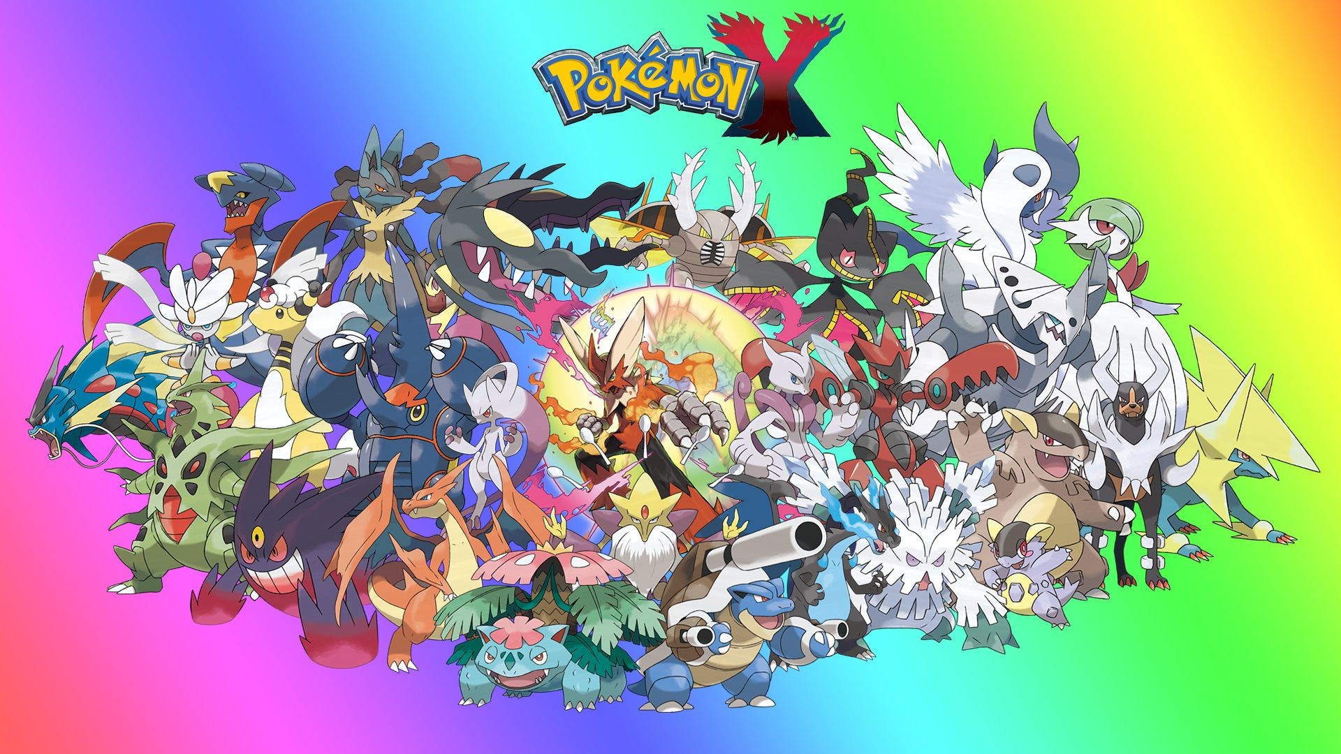 Download. Title Pokemon mega evolutions wallpaper