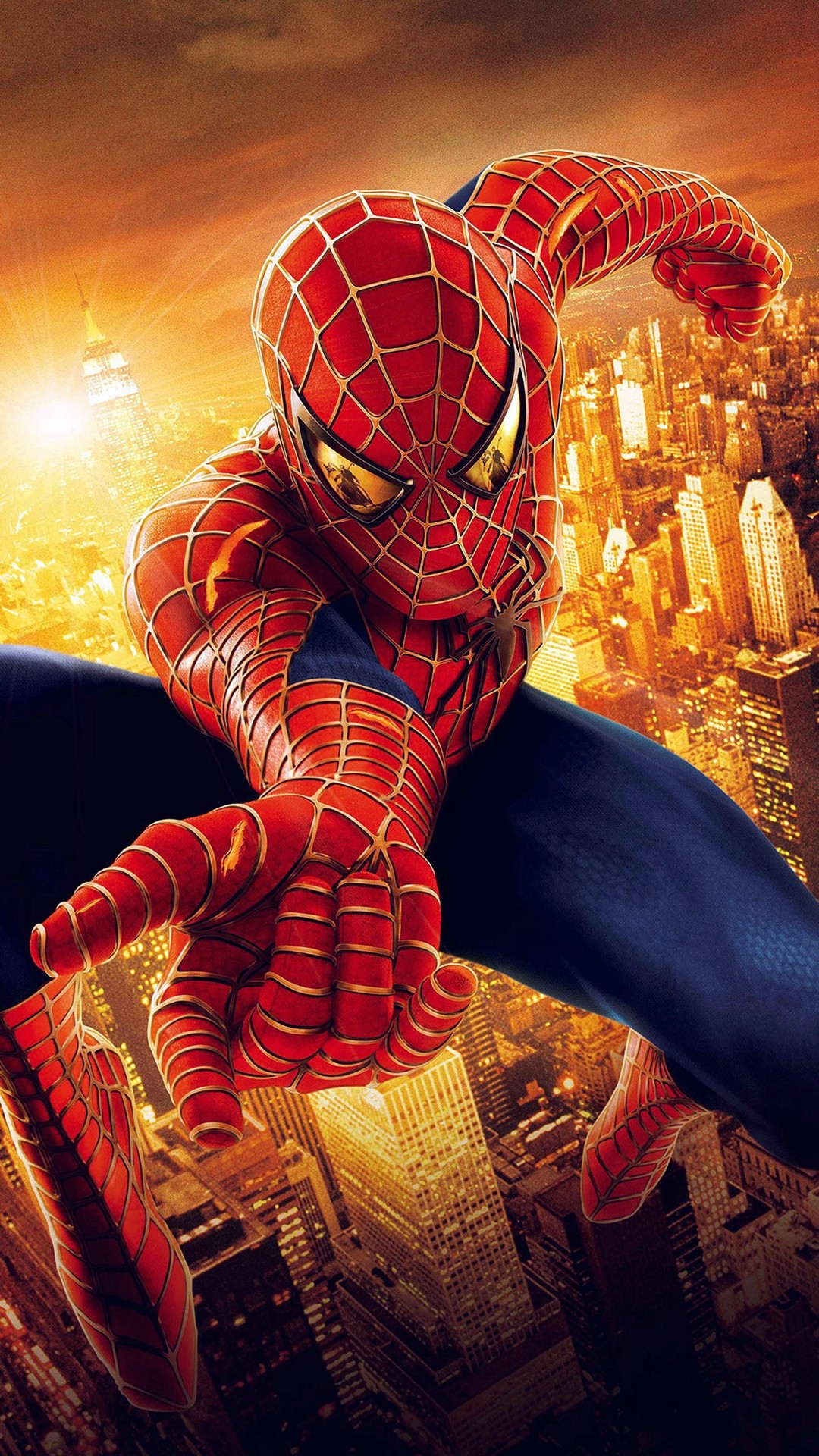 Spiderman Illust Art Hero Marvel iPhone 6 wallpaper