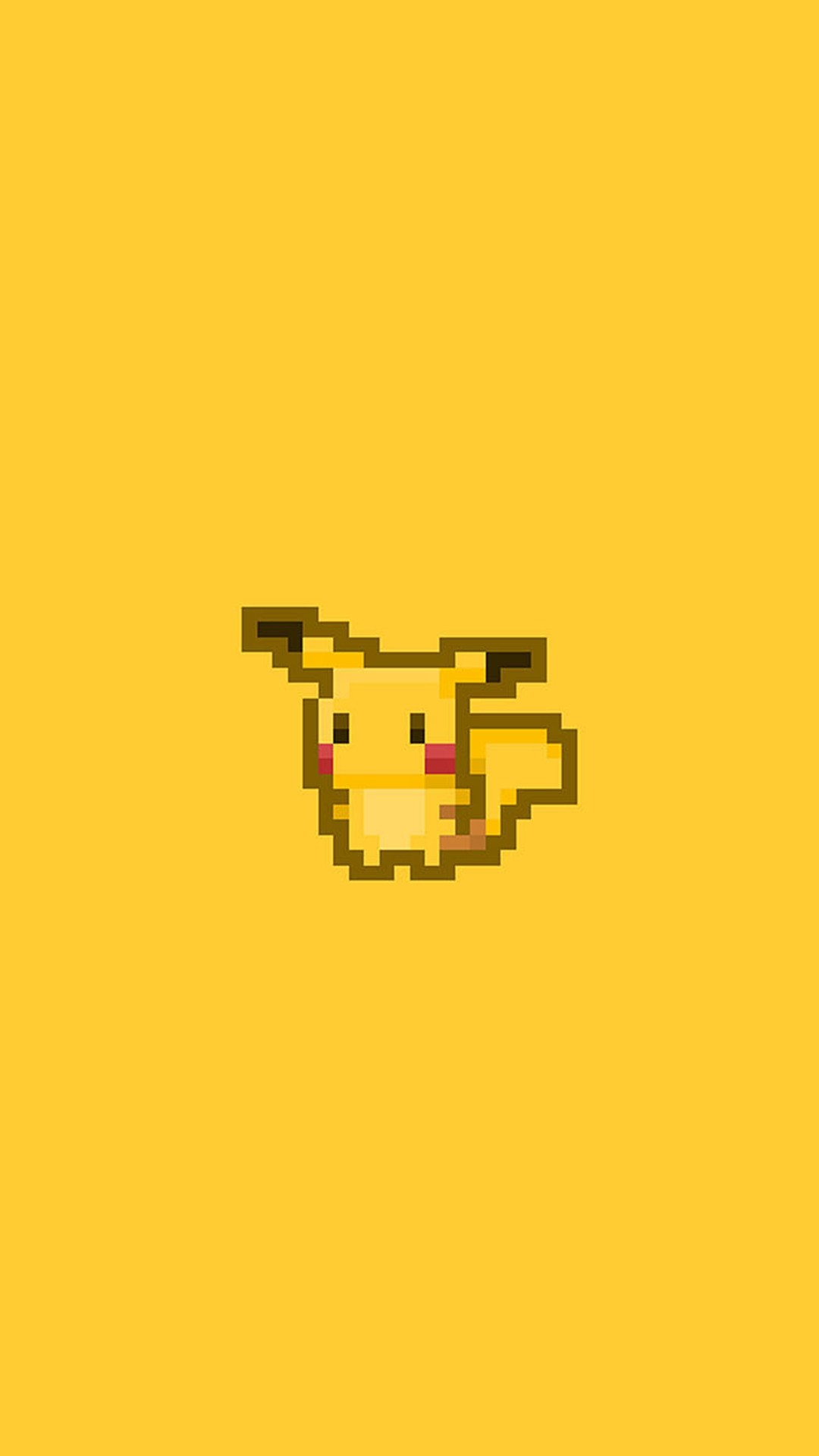 Pikachu Pokemon Pixel Art iPhone 8 wallpaper