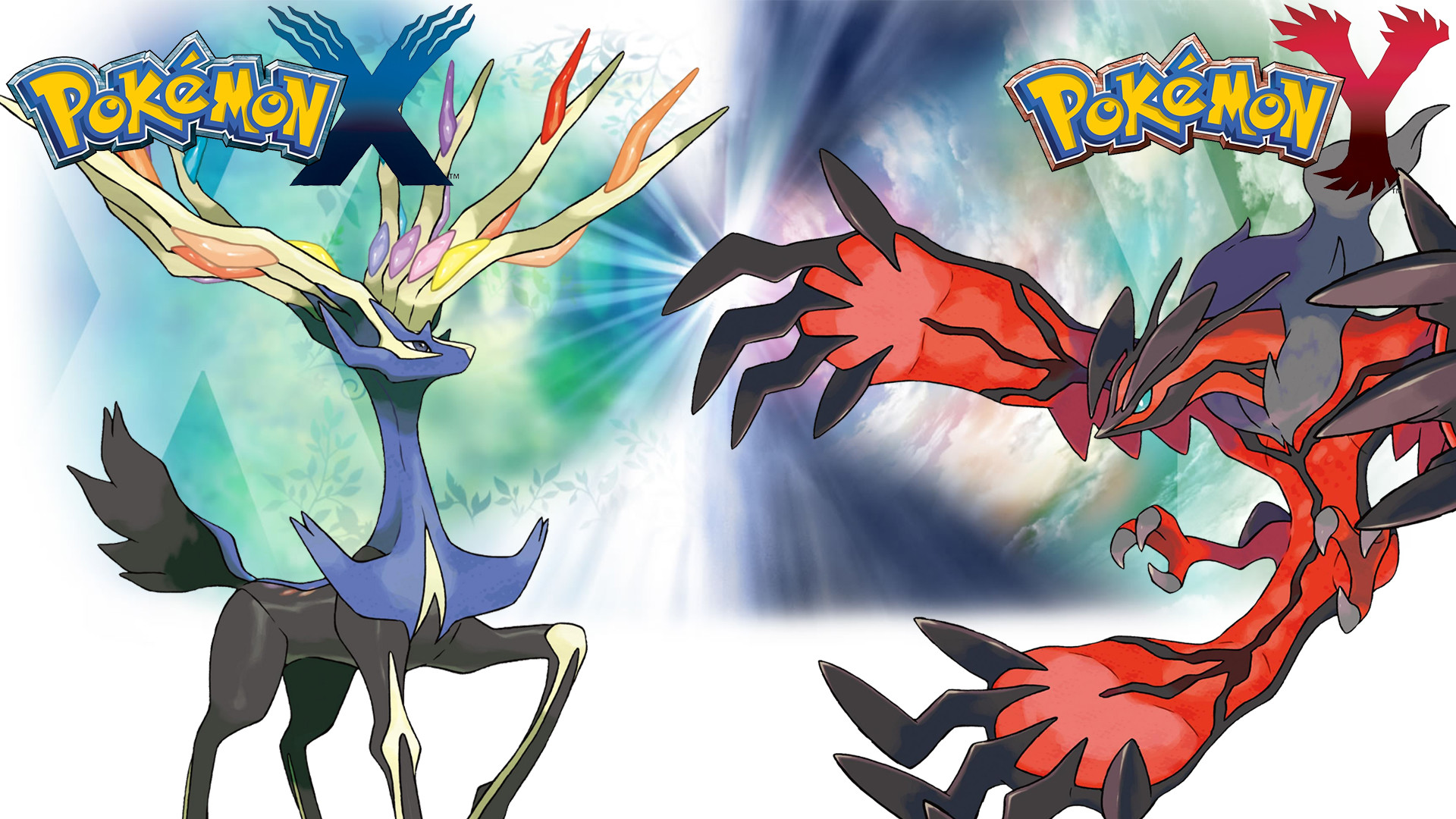 … Pokemon X Y – Wallpaper – Xerneas and Yveltal by Thelimomon