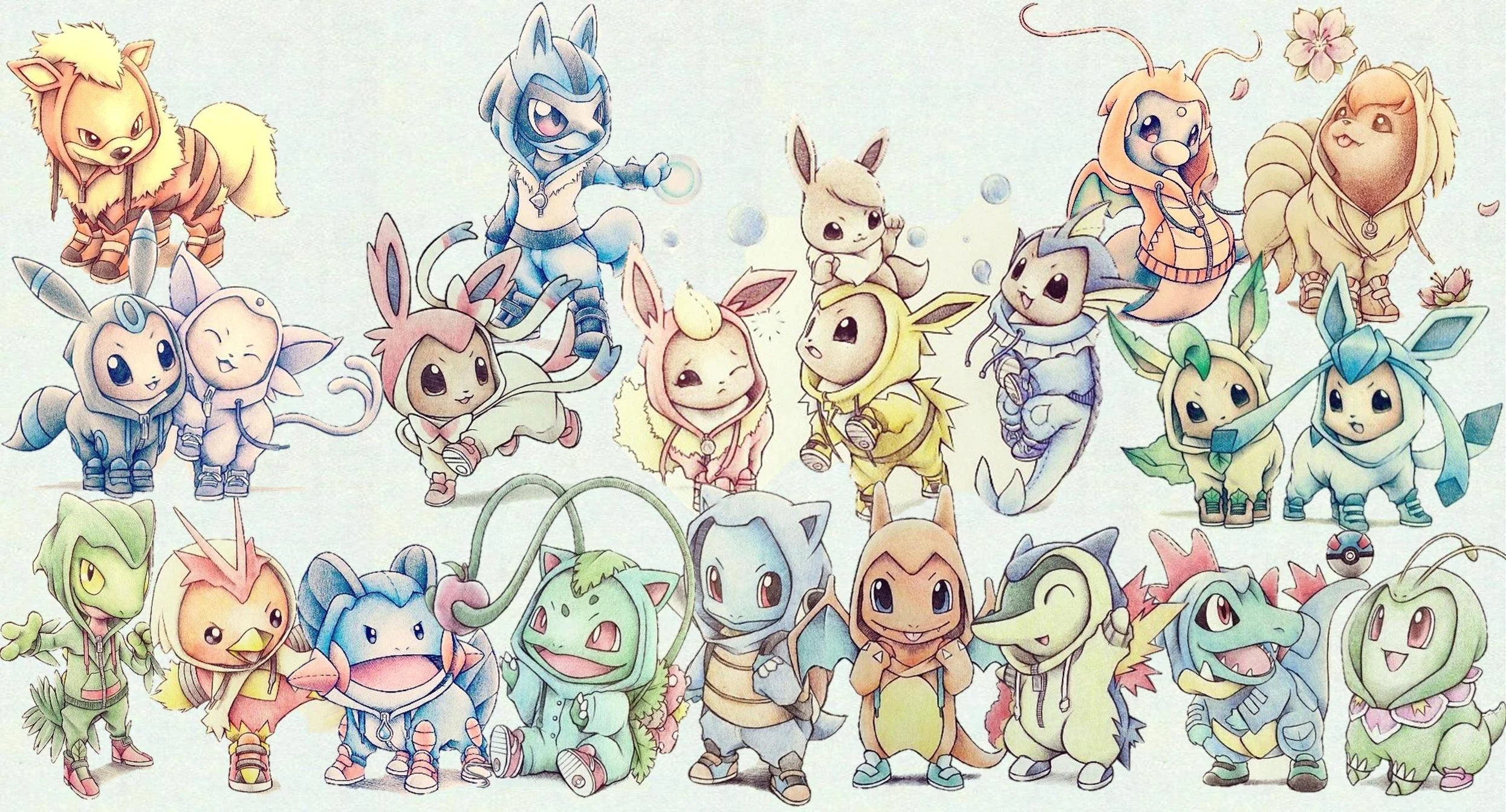 Wallpaper.wiki Art Anime Pokemon PIC WPC0013476