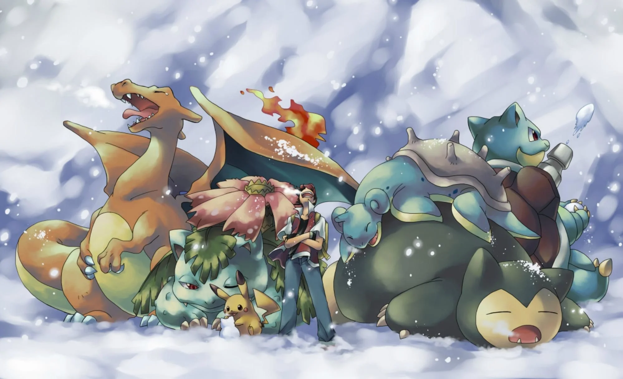 Pokemon starters wallpaper full hd with high resolution wallpaper on anime category similar with all 3d