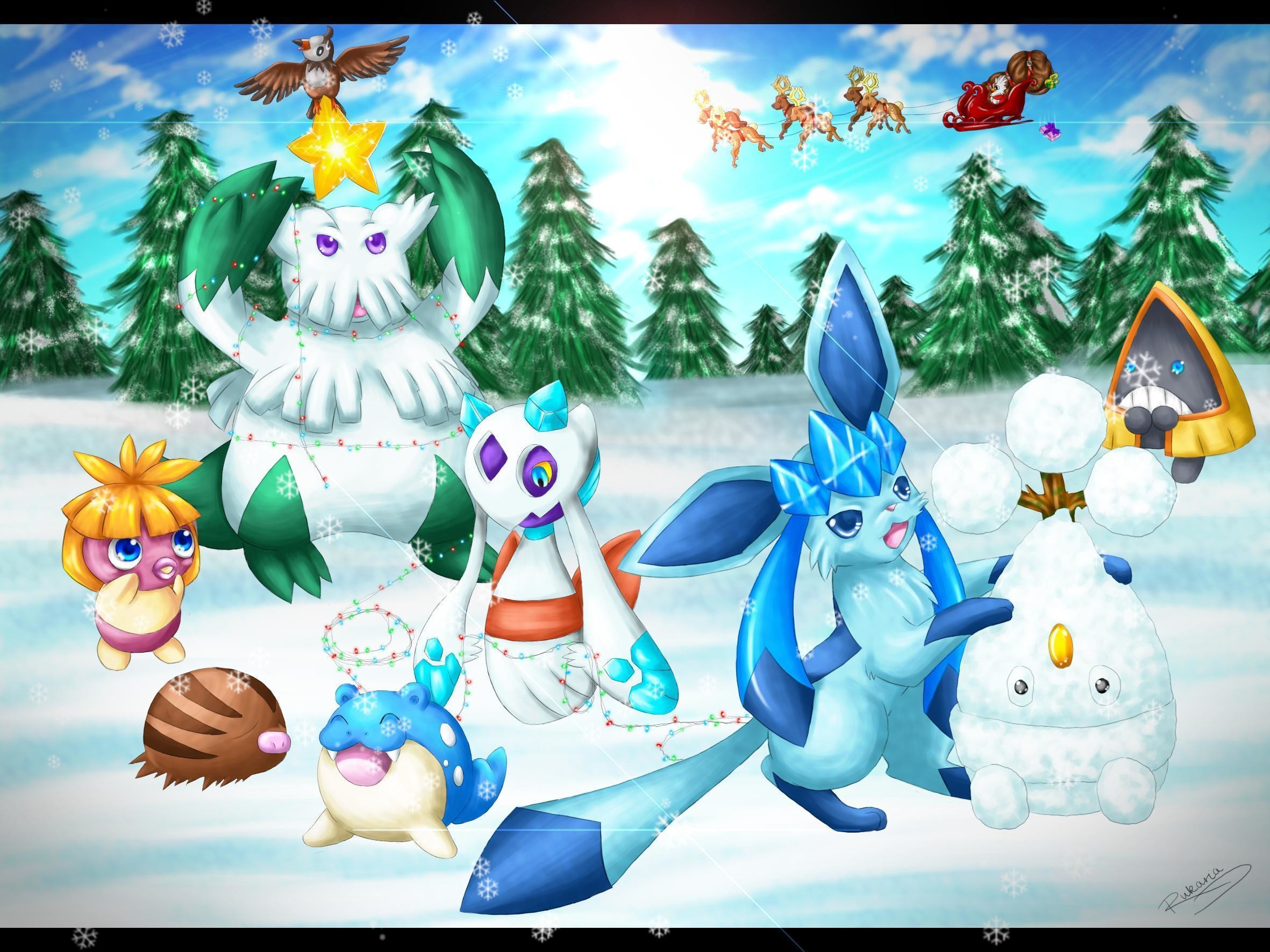 Filename: CUnpe3p.jpg Â· view image. Found on: pokemon-christmas-wallpaper