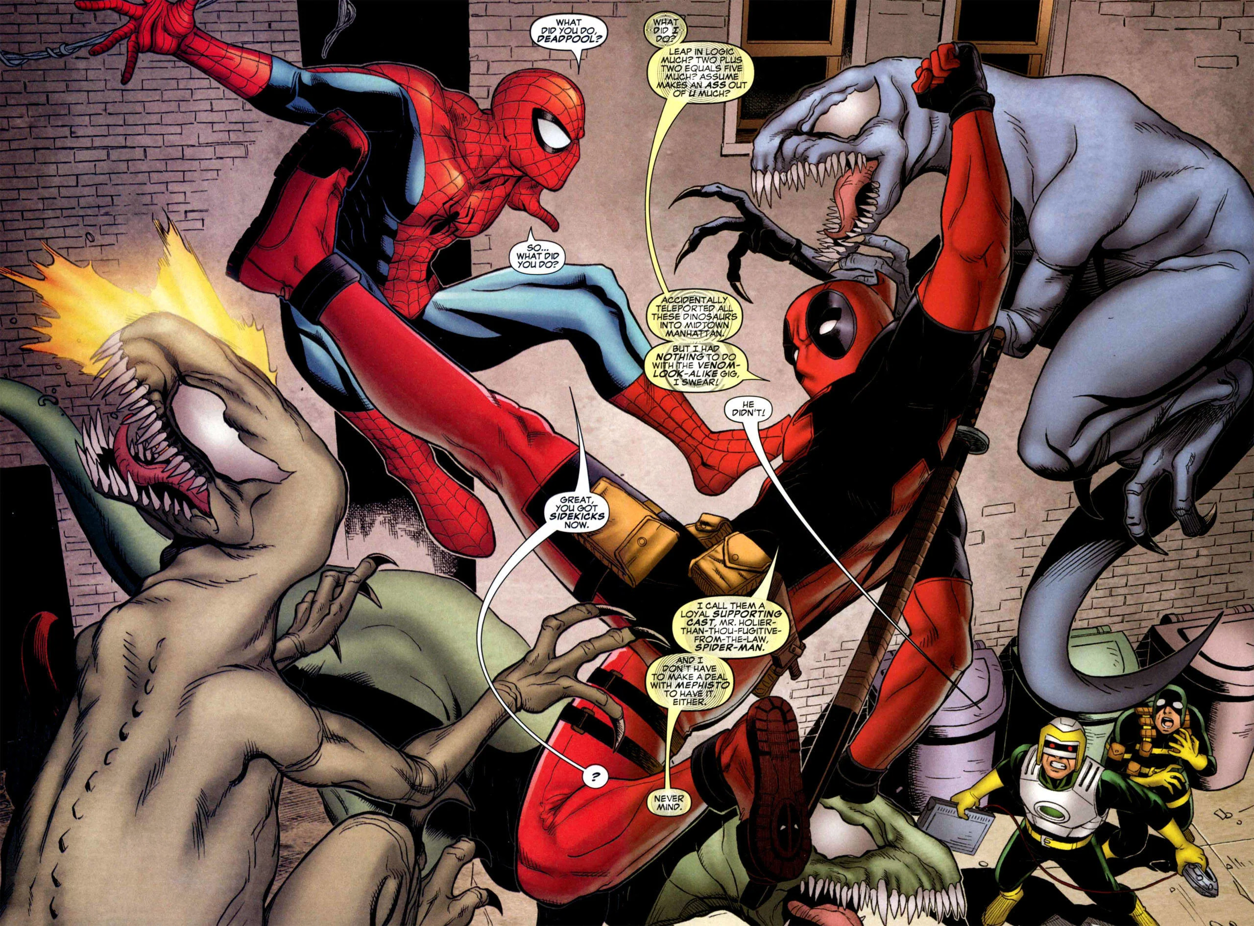 Spiderman Deadpool Wallpaper 628549