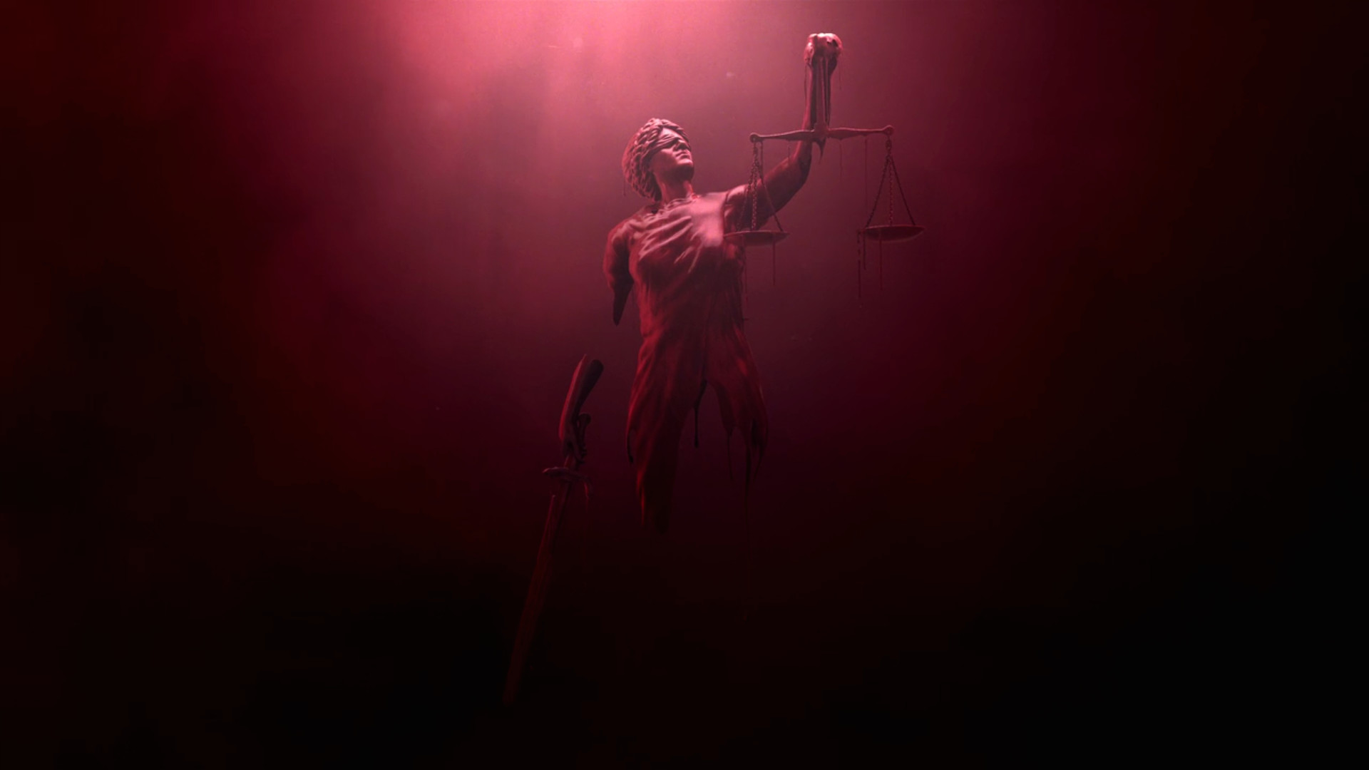 Here is another one someone else posted of the intro showing Lady Justice