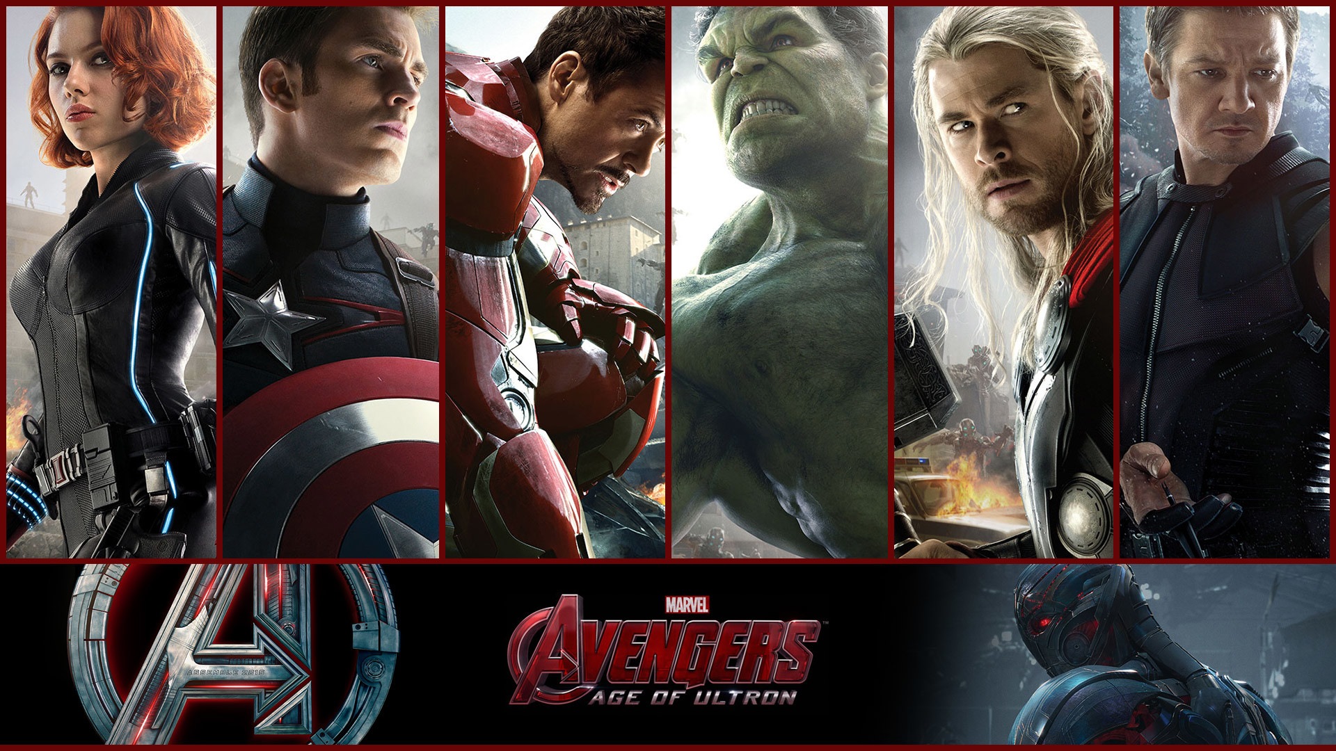 Avengers Age of Ultron 2015 Heroes Wallpaper HD