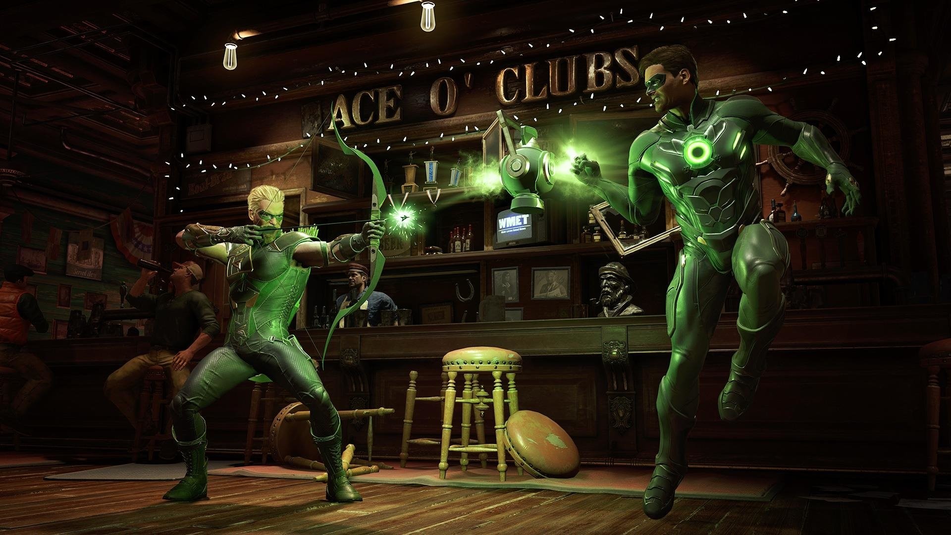 Video Game – Injustice 2 Green Arrow Green Lantern Wallpaper