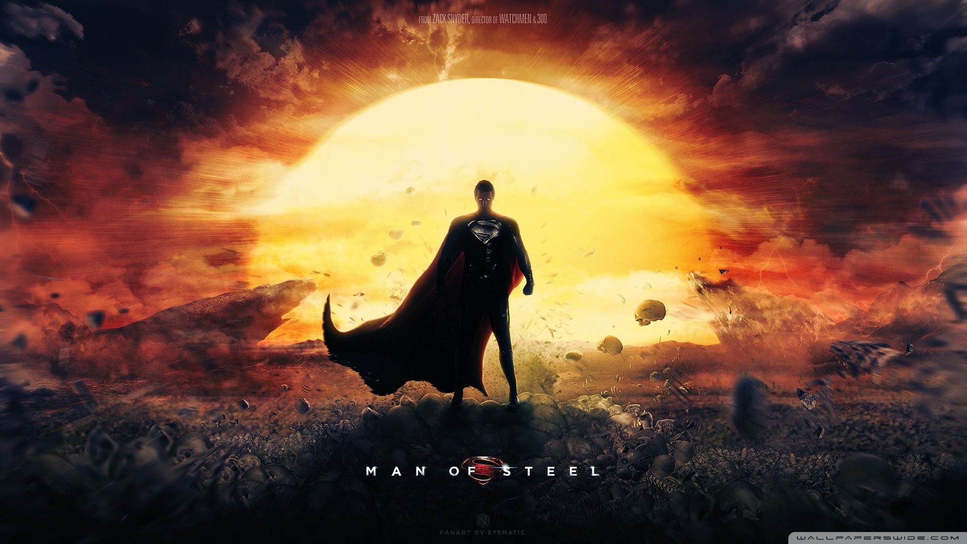 Man Of Steel Wallpaper Superman Movie HD Wide Wallpaper for Widescreen