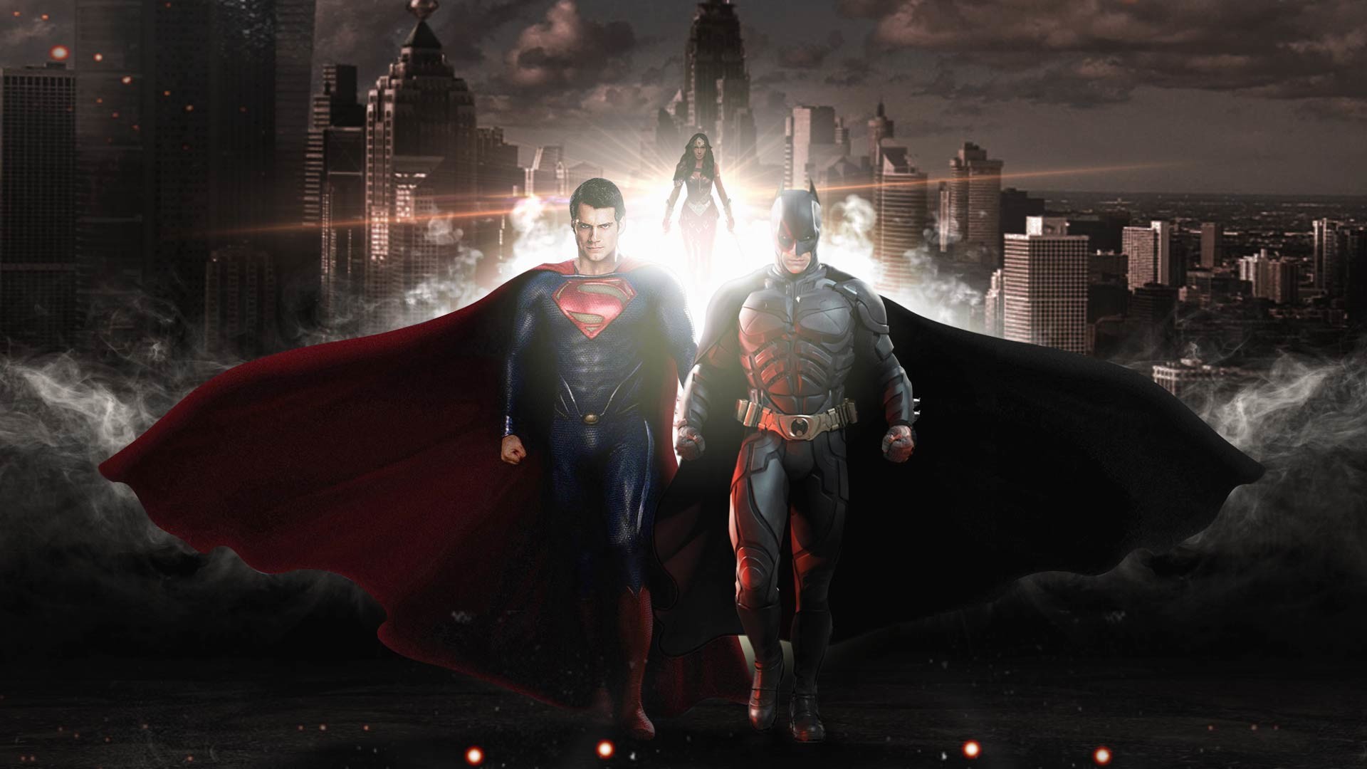 Batman And Superman Wallpaper Background