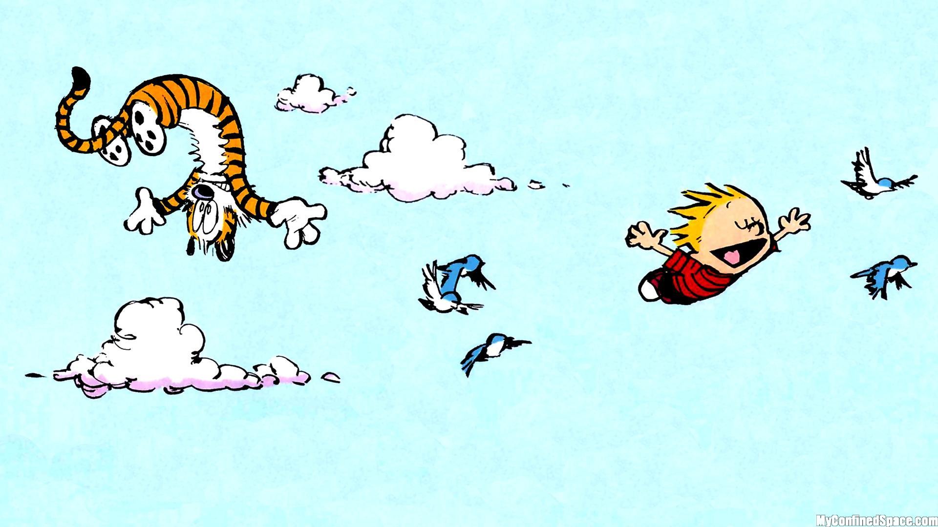 Quick edit on an old Calvin and Hobbes favorite 19201080 Calvin And Hobbes Wallpapers