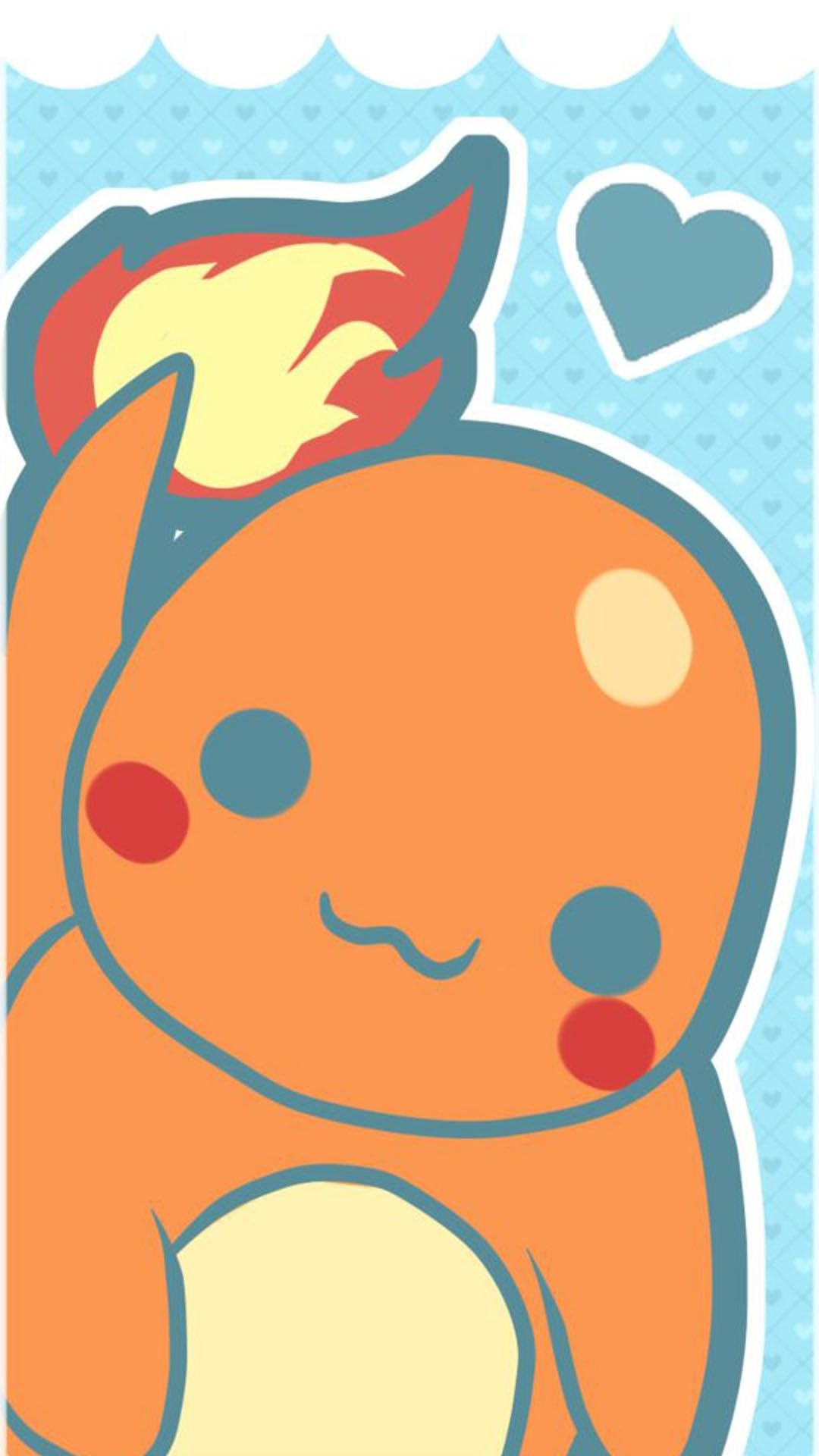 This Charmander wallpaper is so cute, it's easy to forget that he's a  fire-breathing dragon!