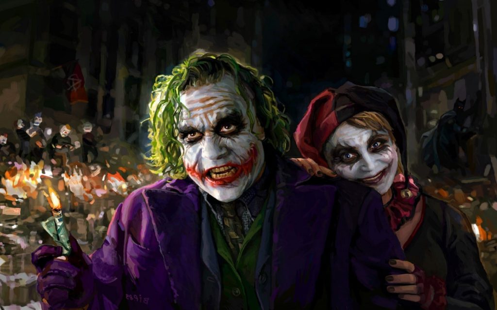 Harley Quinn Joker Dc Comics Artwork Batman Wallpapers Hd Desktop And Mobile Backgrounds