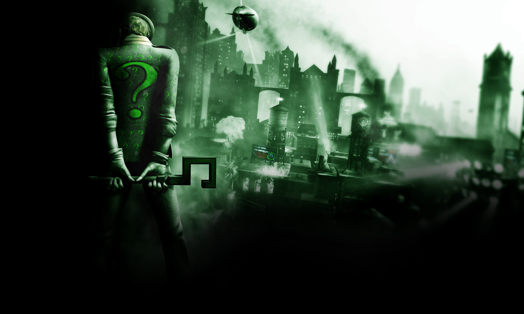 Batman Arkham City Riddler Background