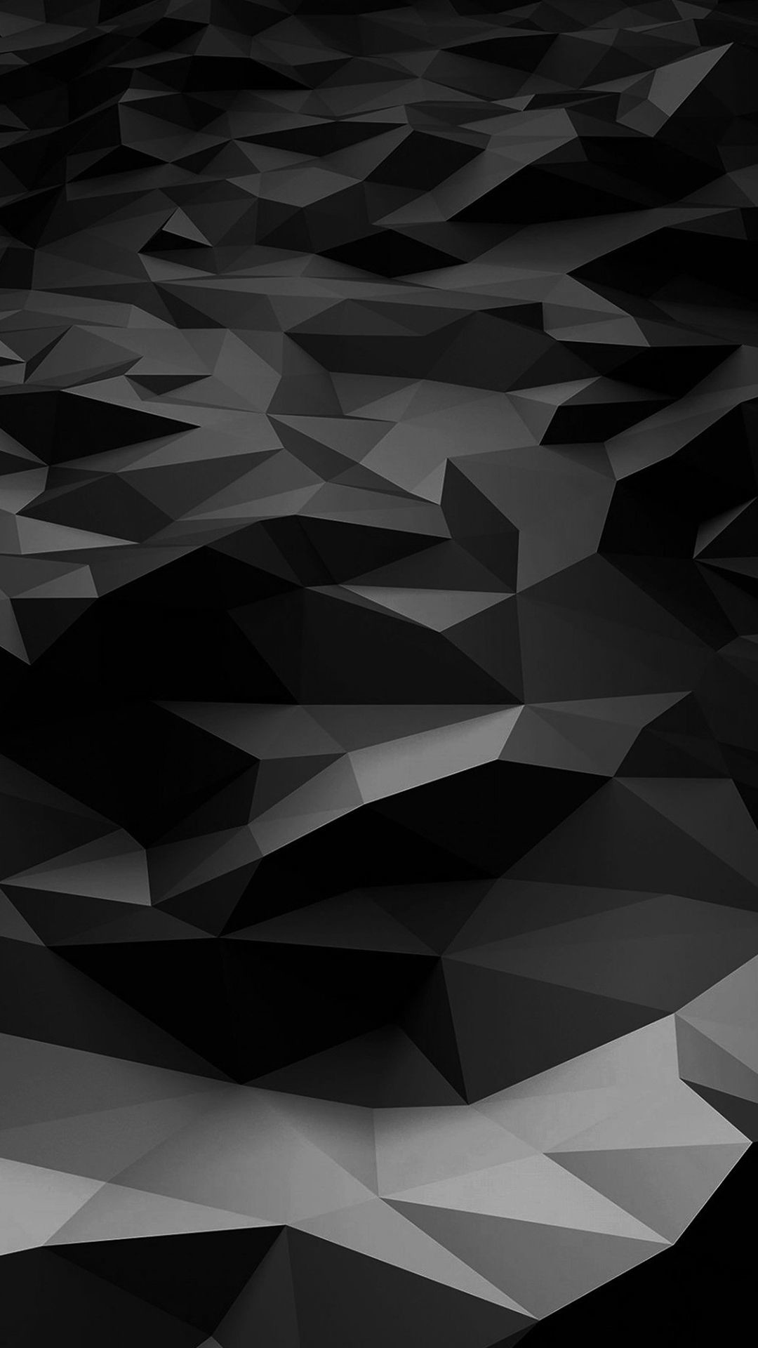 Low poly art dark black pattern iphone 6 wallpapers download