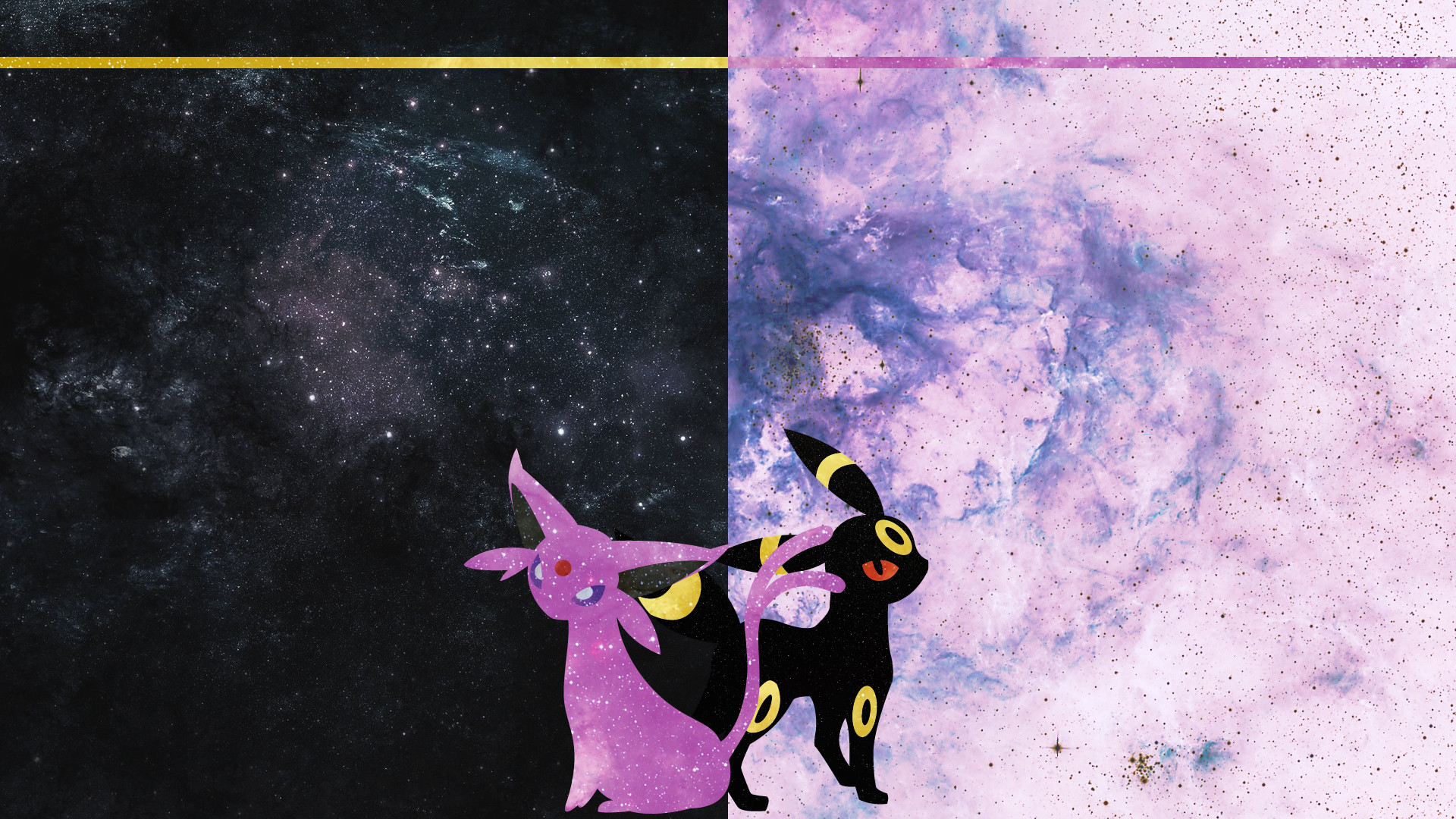 Espeon and Umbreon Desktop by DrBoxHead Espeon and Umbreon Desktop by DrBoxHead