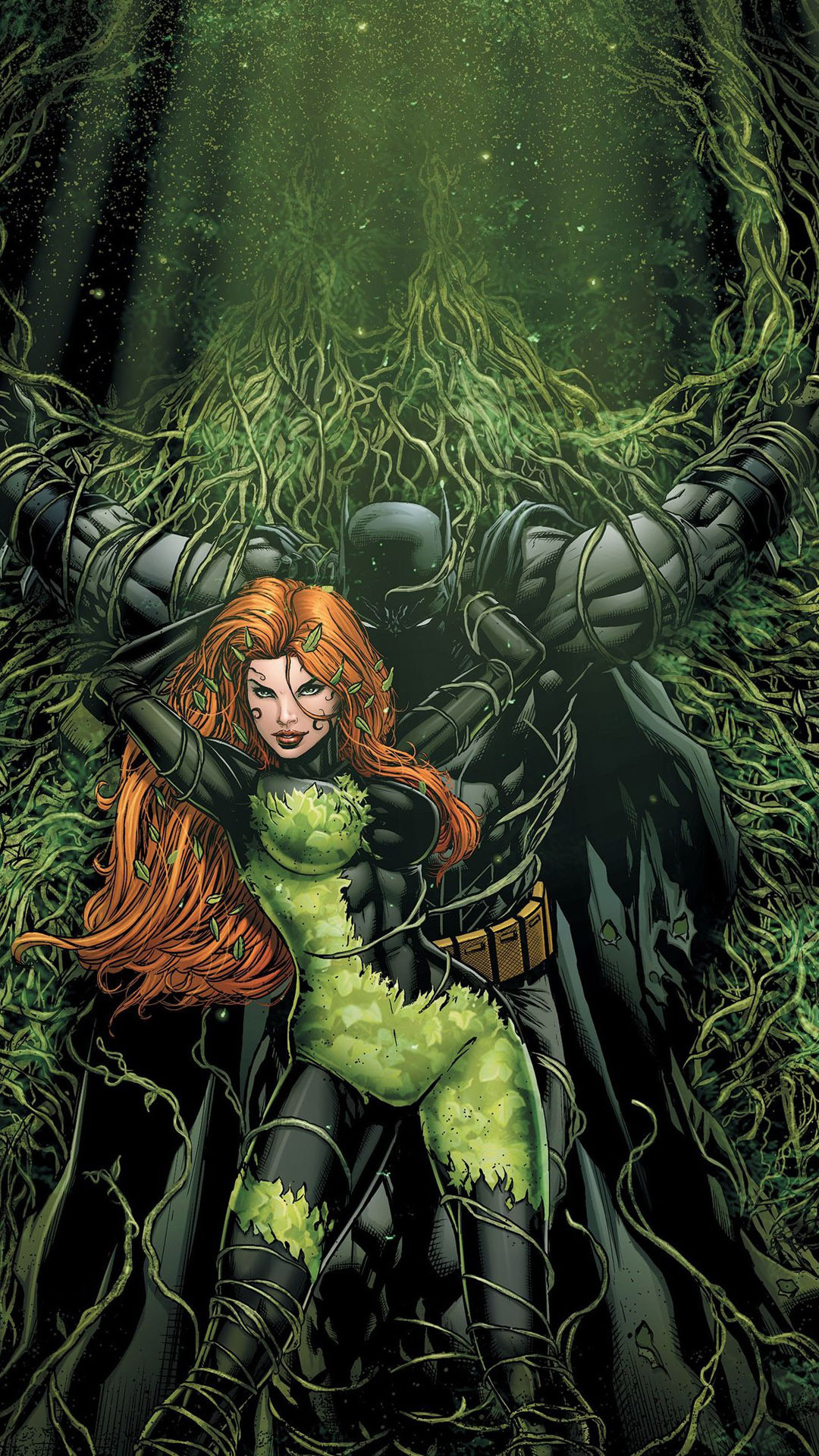 Batman and Poison Ivy Mobile Wallpaper 8970