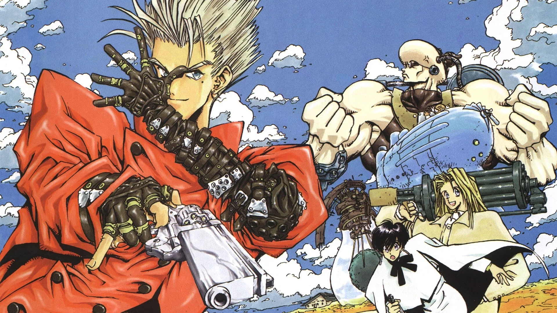Trigun Source: Keys: anime, television, trigun, wallpaper, wallpapers.  Submitted Anonymously 3 years ago