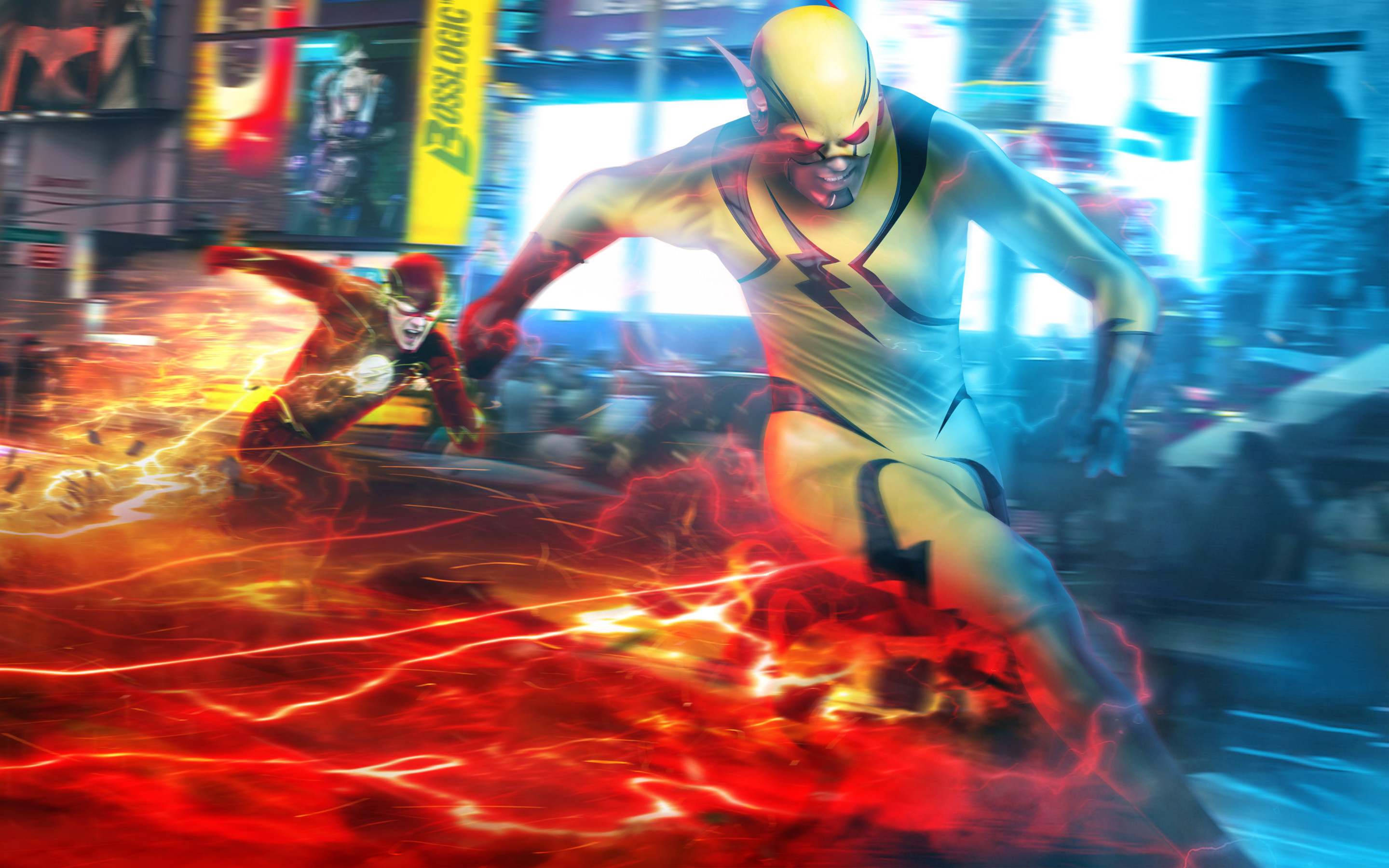 Reverse flash, eobard thawne, barry allen, the flash wallpapers