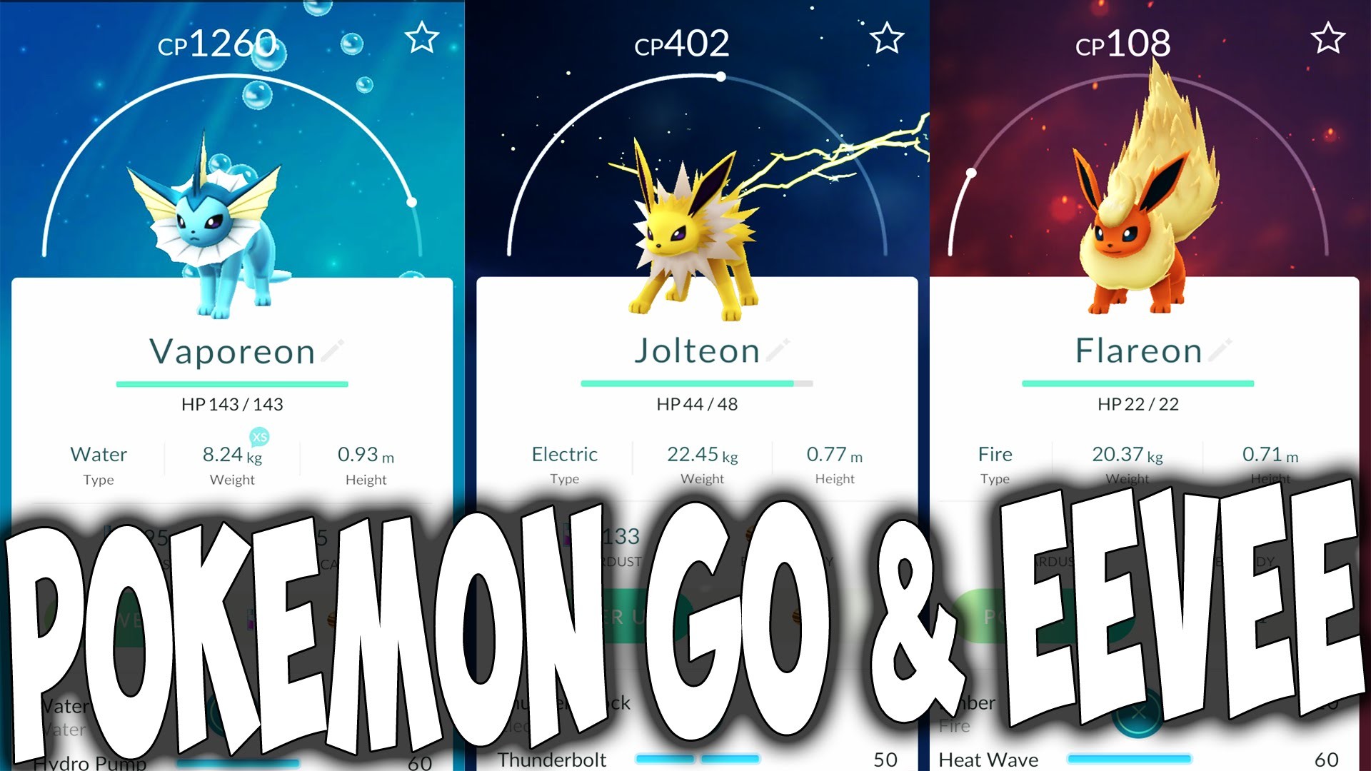 How To Evolve Eevee Into What You Want In Pokemon GO – Advanced Tips –  YouTube