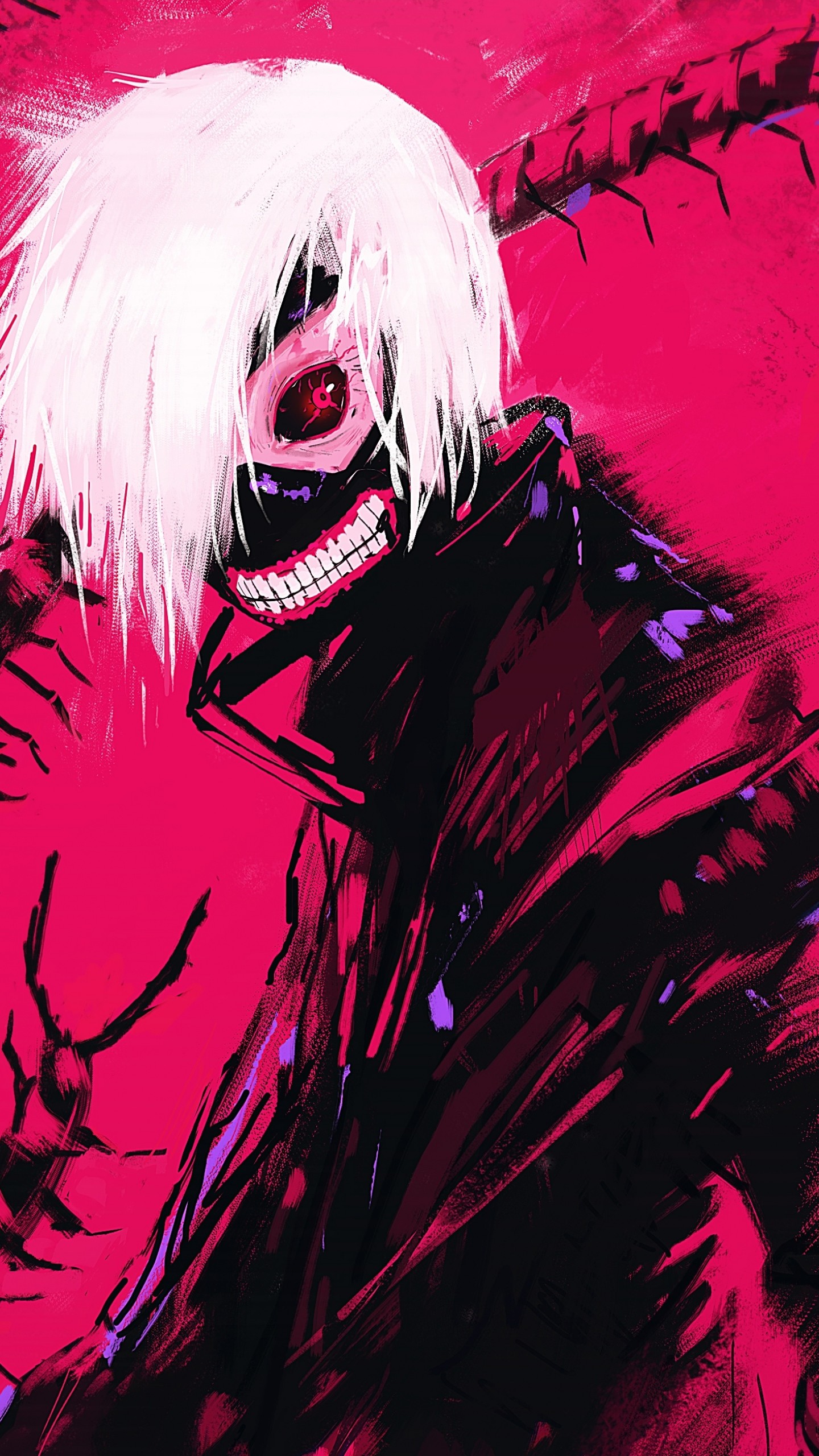 Preview wallpaper tokyo ghoul, haise sasaki, ken kaneki, art 1440×2560