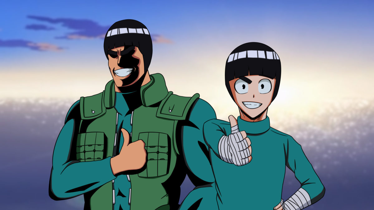 Rock Lee Might Guy MHA style