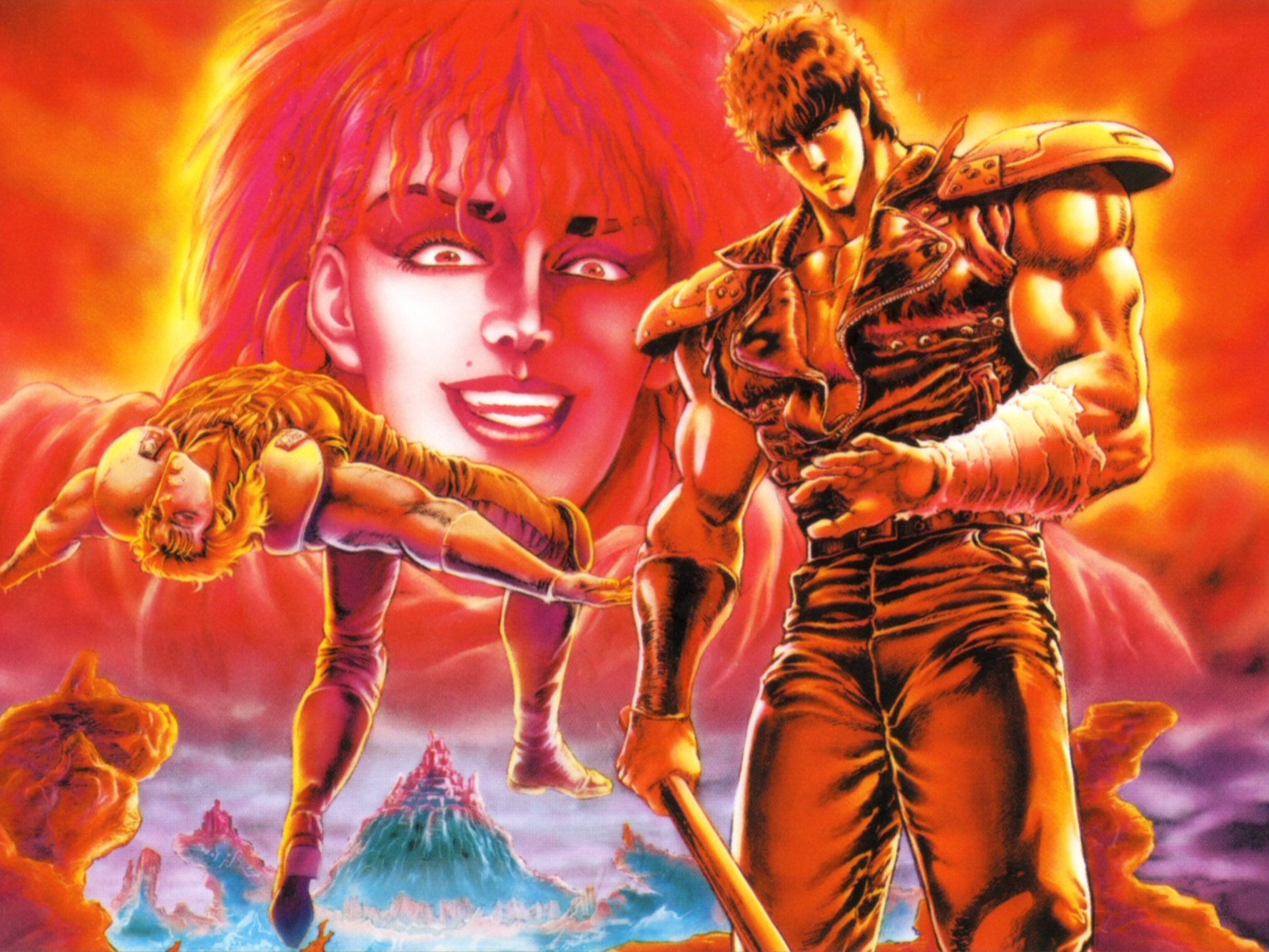 Anthonysanime Fist of the North Star coloured manga pages