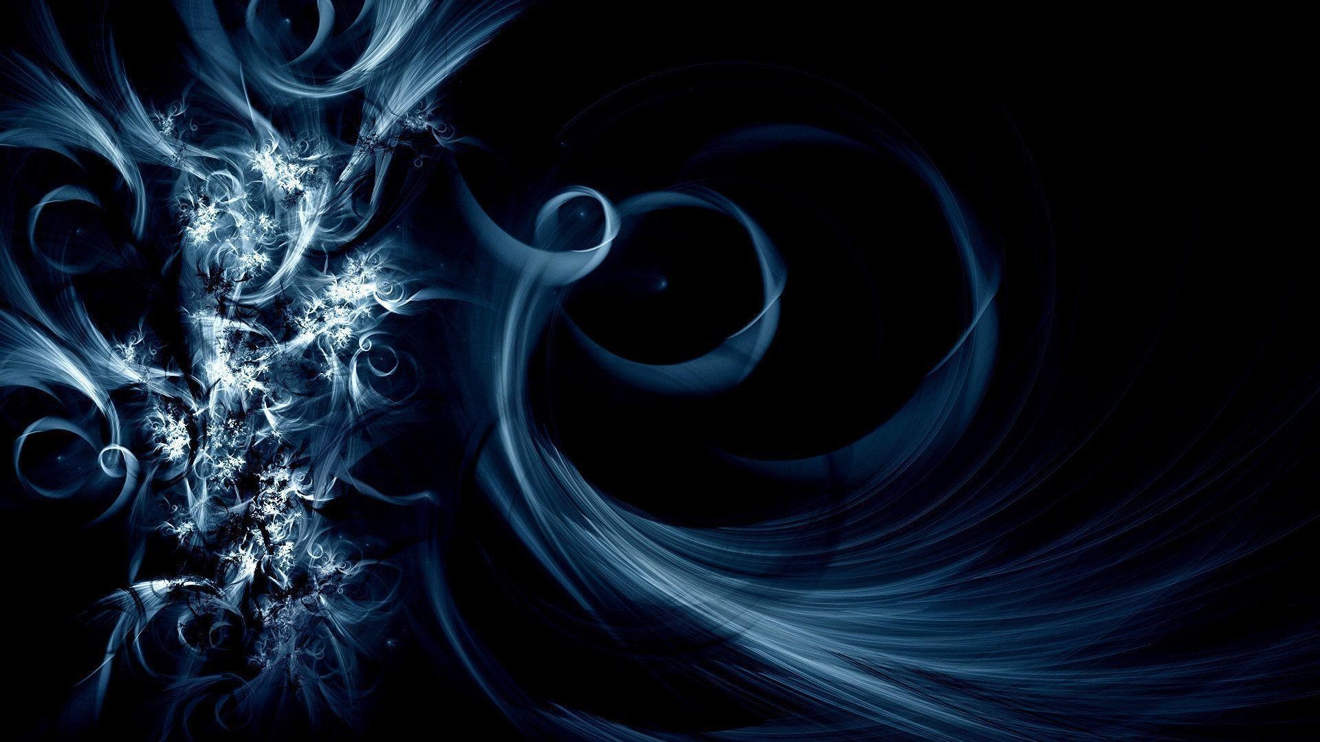 Blue swirl Widescreen Wallpaper – #