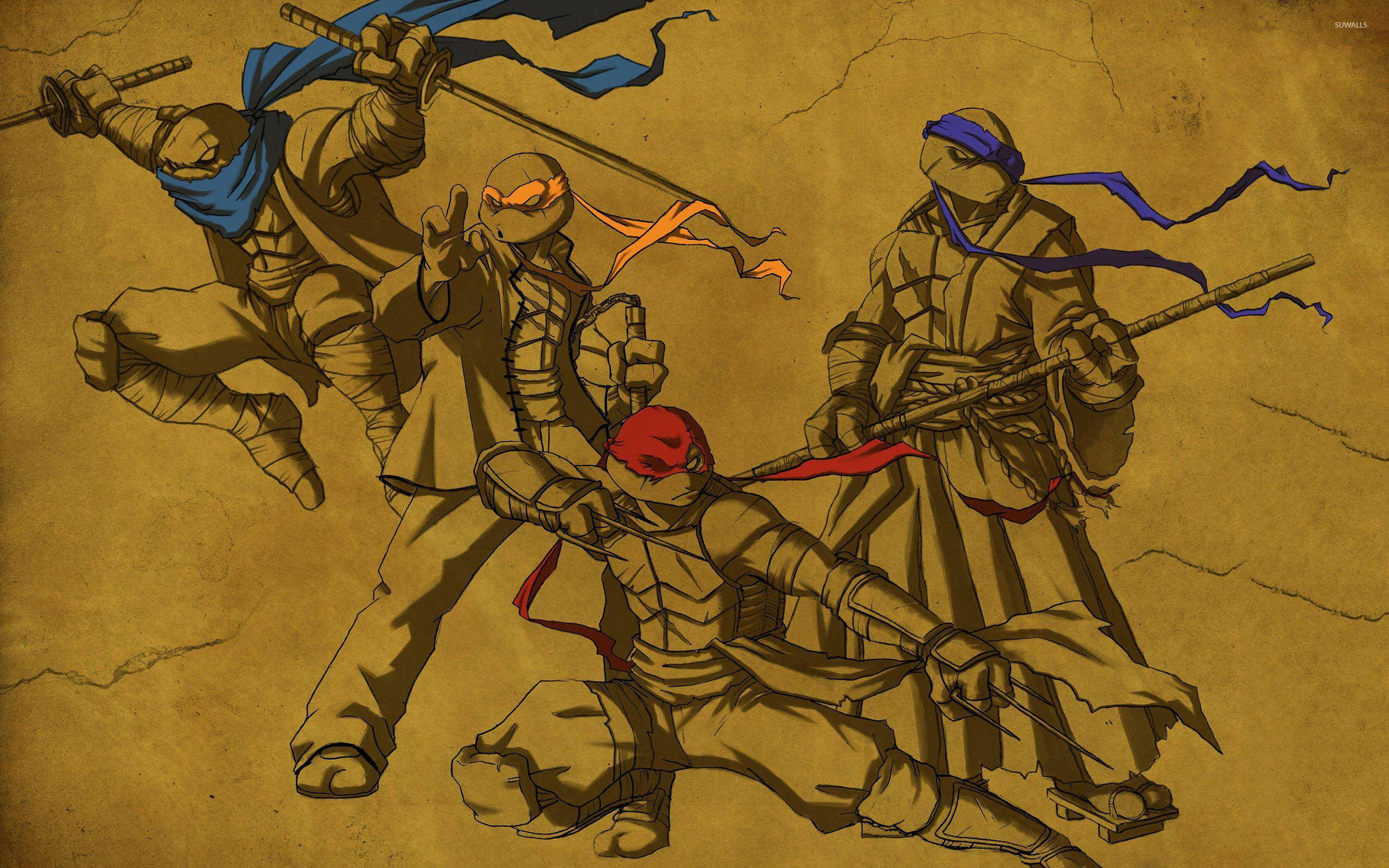 Ninja Turtles Wallpaper For Android With A Bright Color Ninja Â· NinjasTeenage  Mutant …