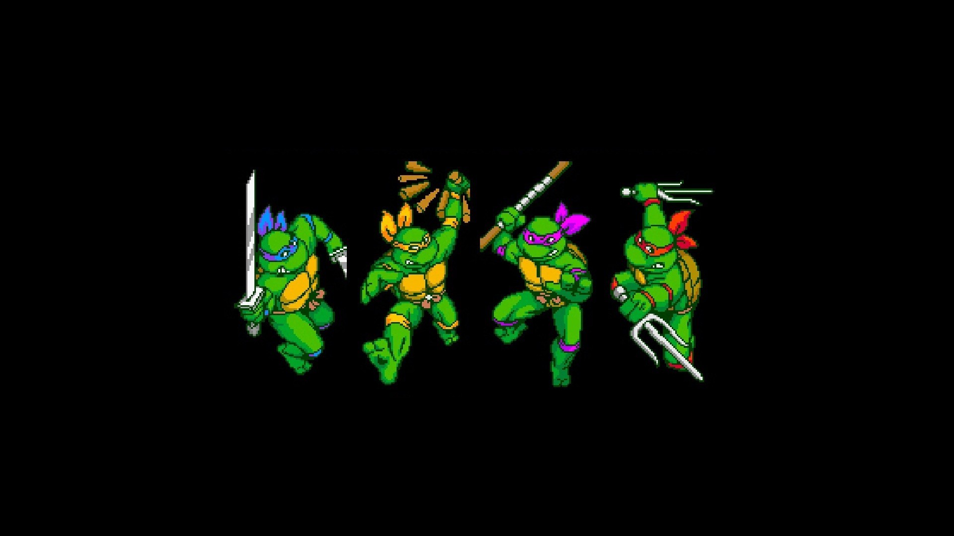 2 Teenage Mutant Ninja Turtles IV Turtles in Time HD Wallpapers Backgrounds – Wallpaper Abyss