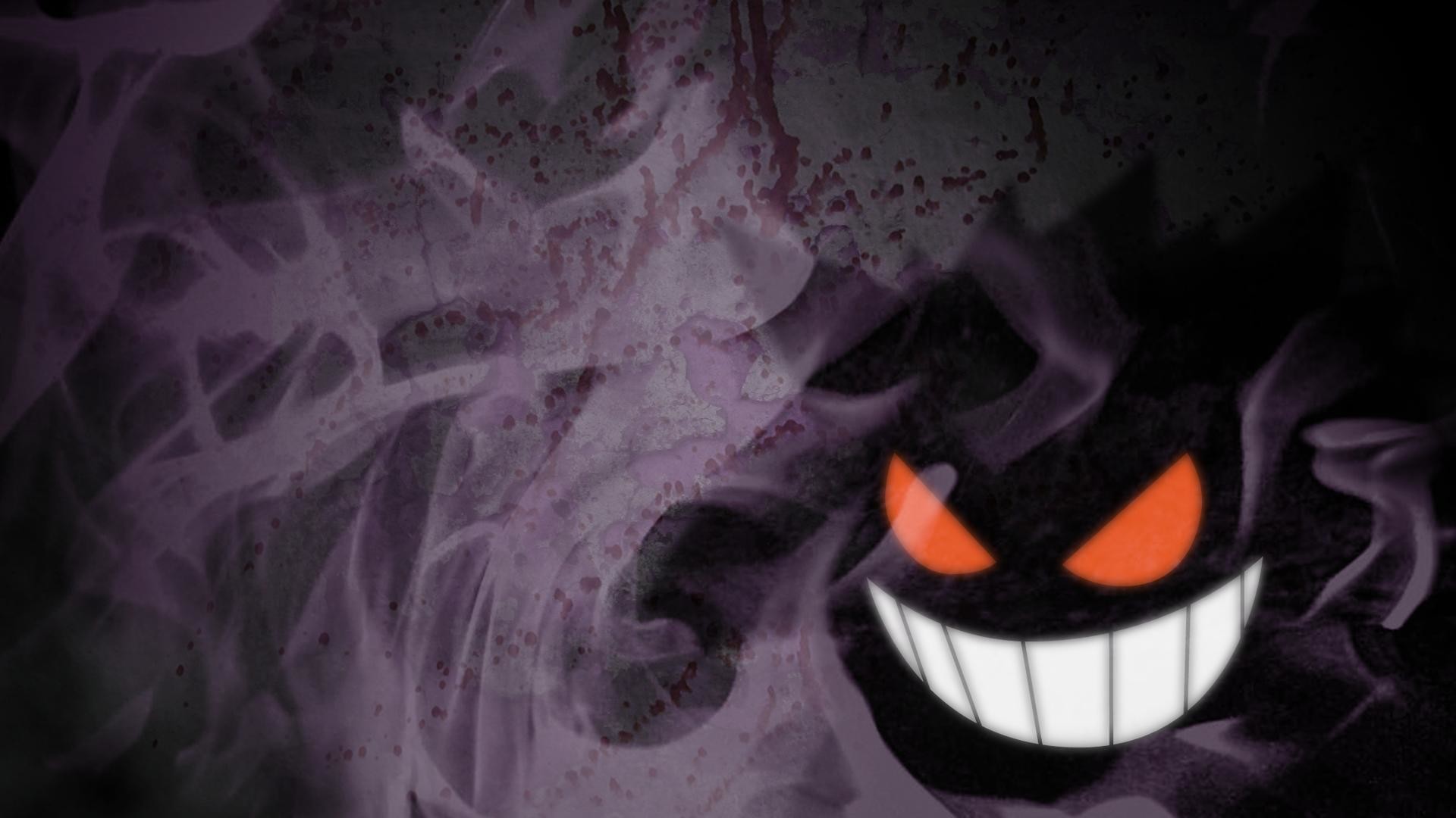 Got bored and threw together a Gengar wallpaper
