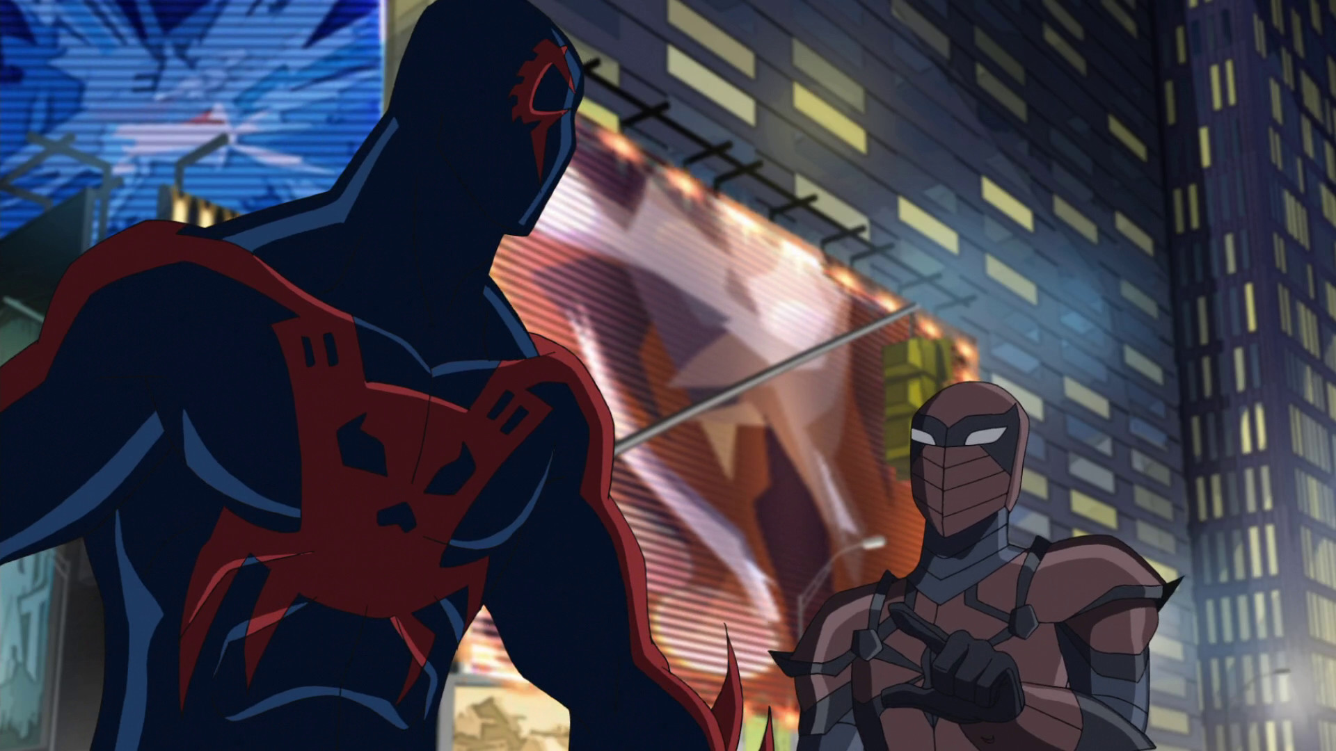 Image – Spyder-Knight and Spider-Man 2099 USMWW 1.png | Disney Wiki |  FANDOM powered by Wikia