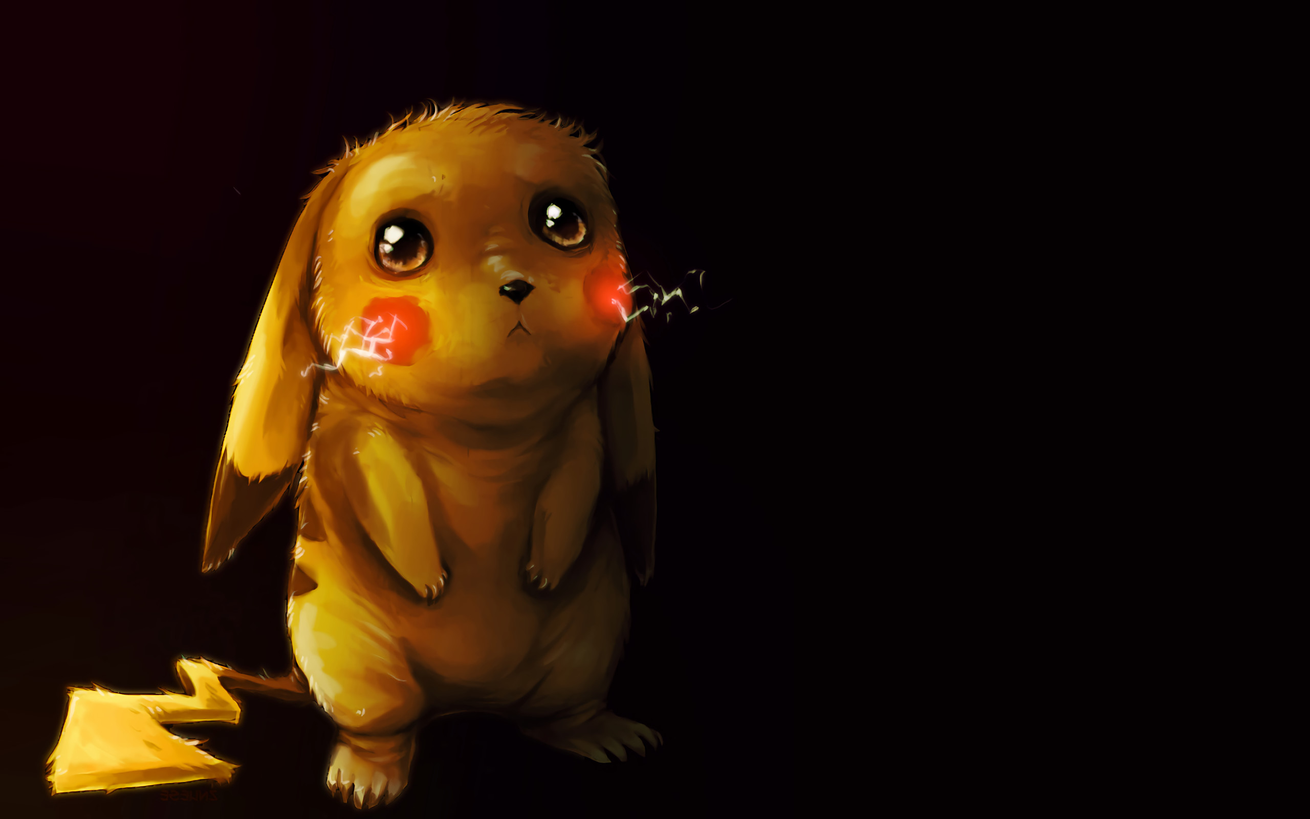 Anime Pokemon Pikachu Pokmon Sad Cute Electric Pokmon Wallpaper