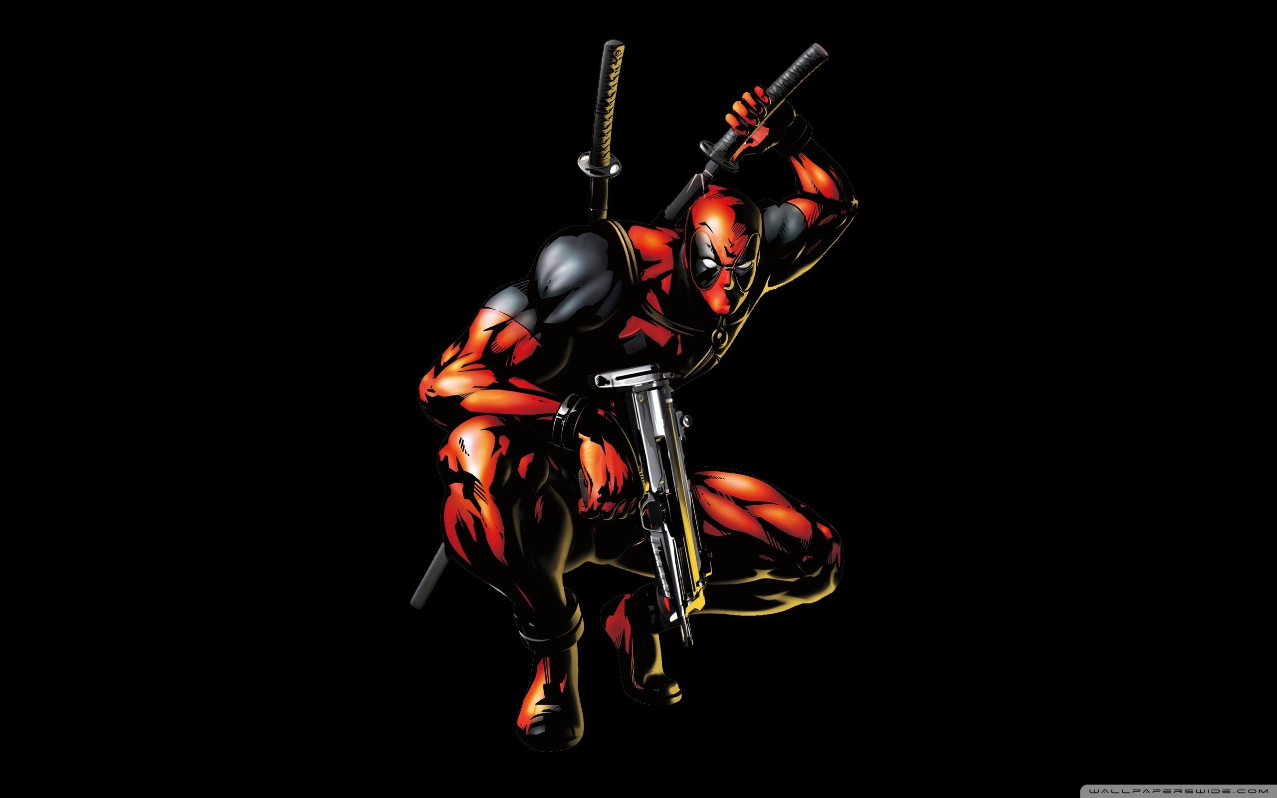 Deadpool Cartoon HD Wide Wallpaper for Widescreen