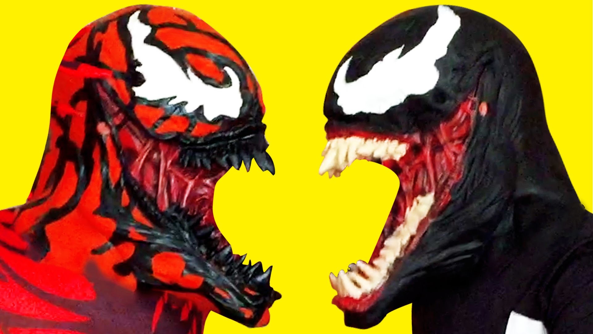 Venom Spiderman Villains vs Carnage Cereals Battle – Superhero in Real Life Fun Movie