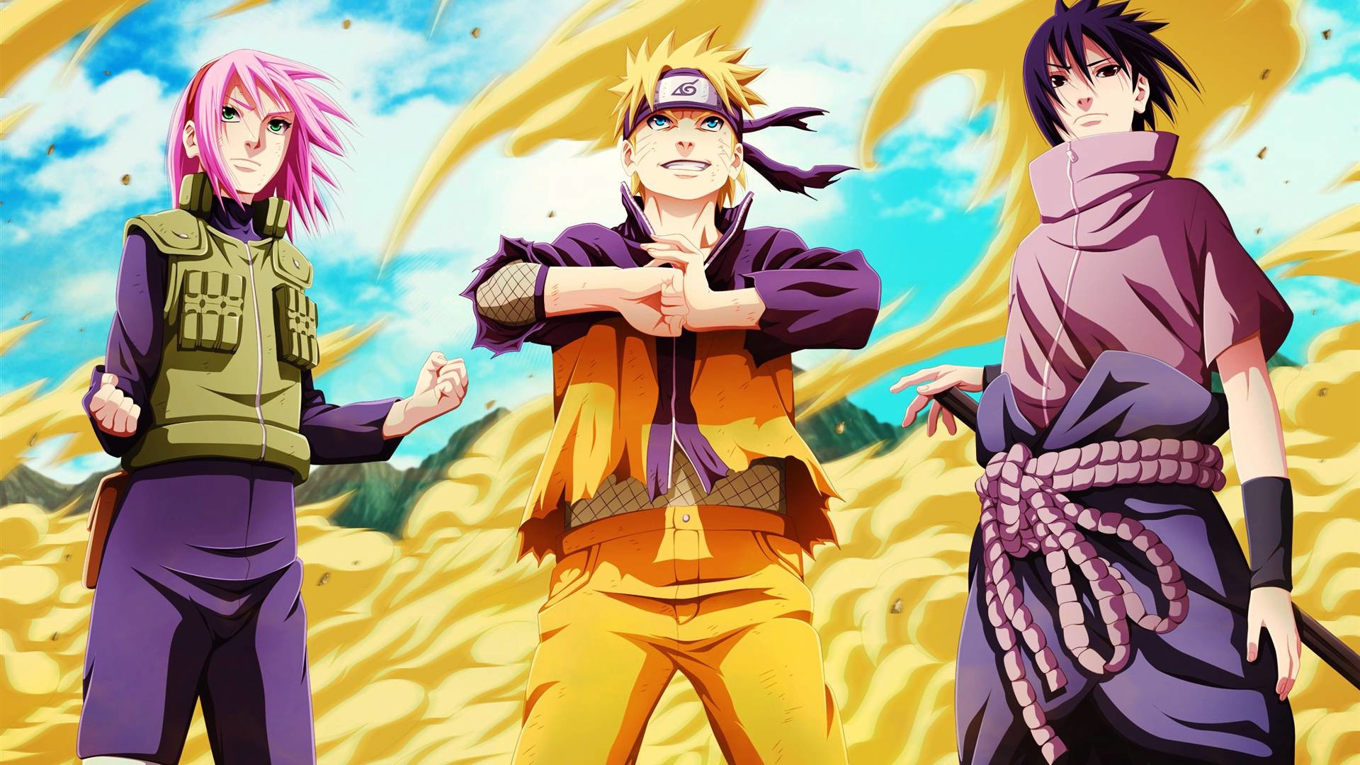 Naruto Sakura Sasuke Team 7 Wallpaper HD Wallpaper High