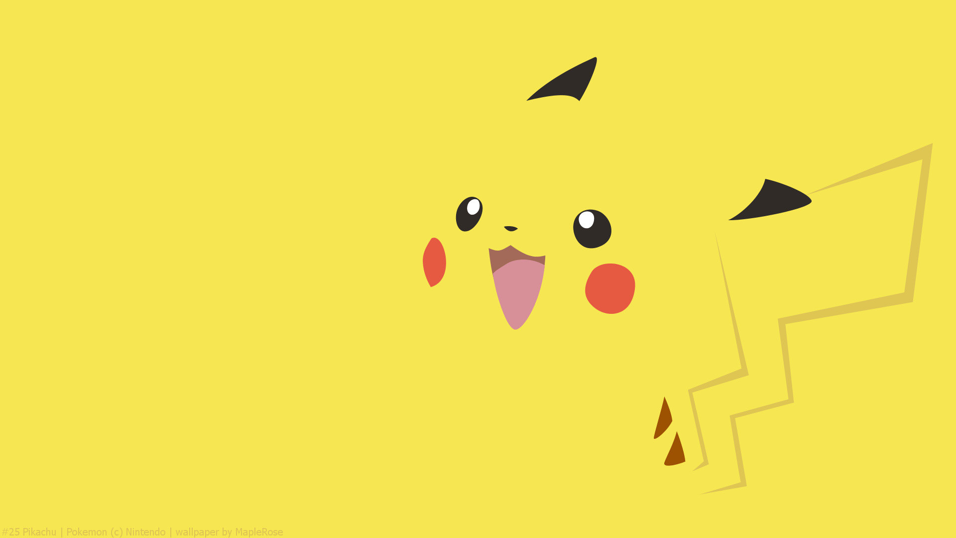 Pikachu #Pokmon minimal wallpaper by MapleRose on deviantART